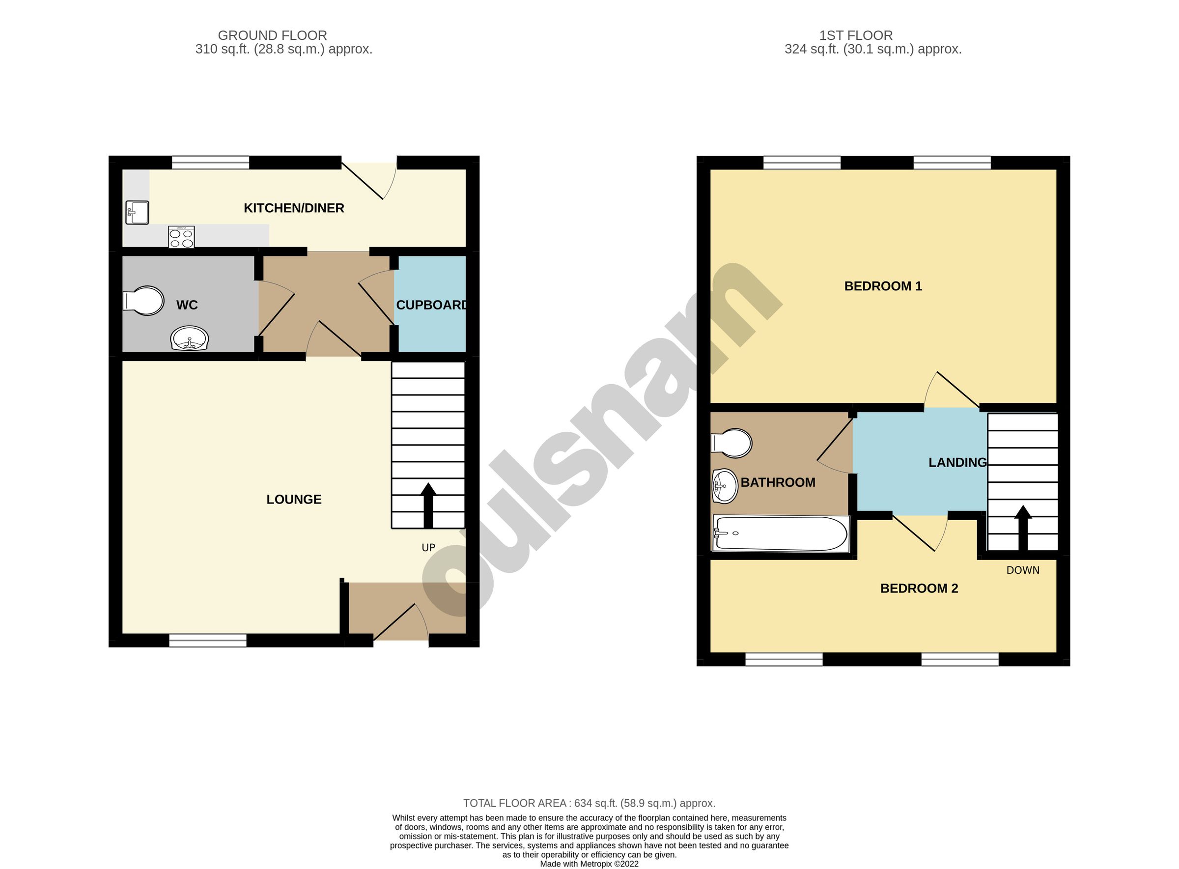 2 bed semidetached house for sale in Kemble Street, Redditch