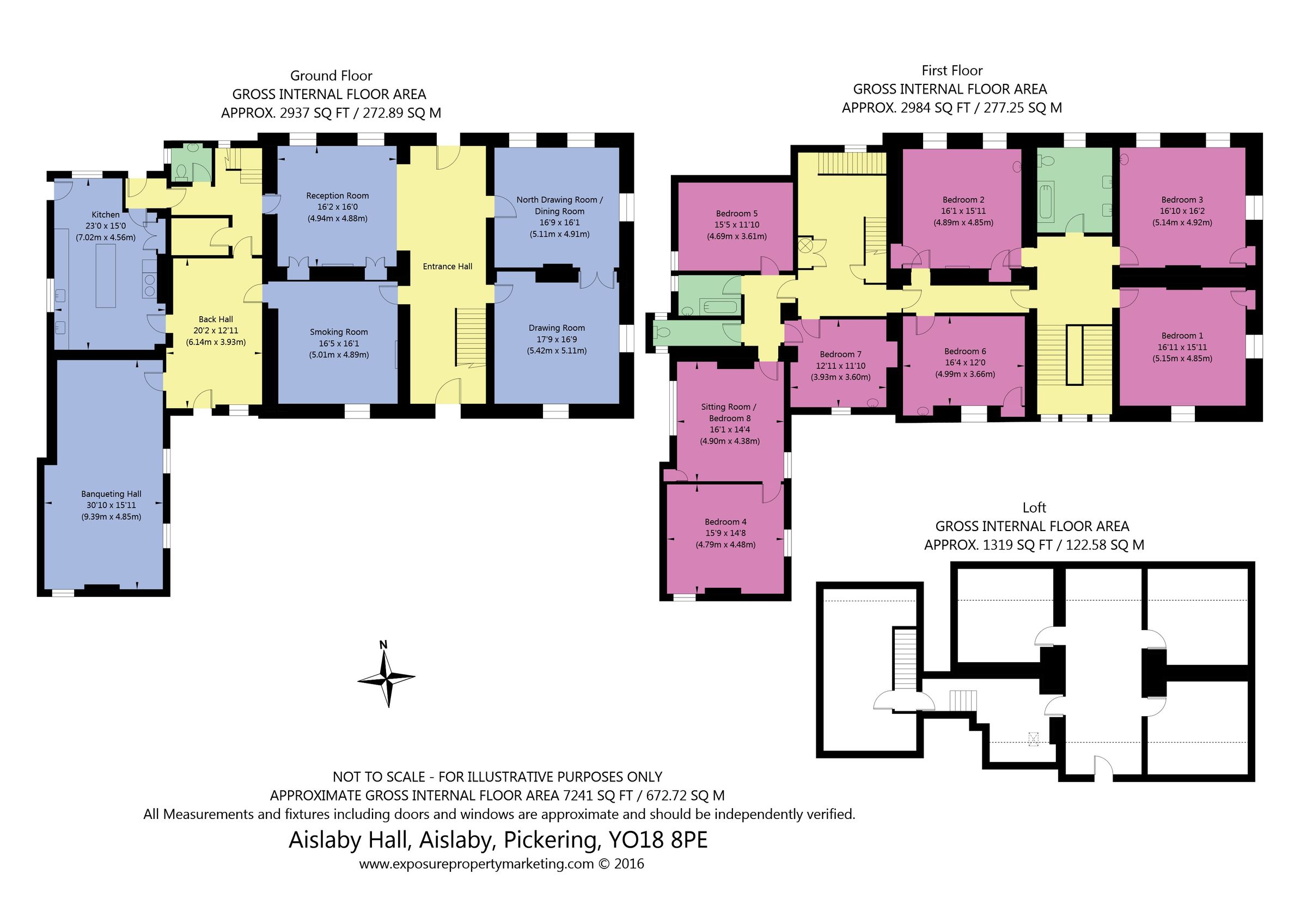 10 bed detached house for sale in Aislaby, Pickering, North Yorkshire