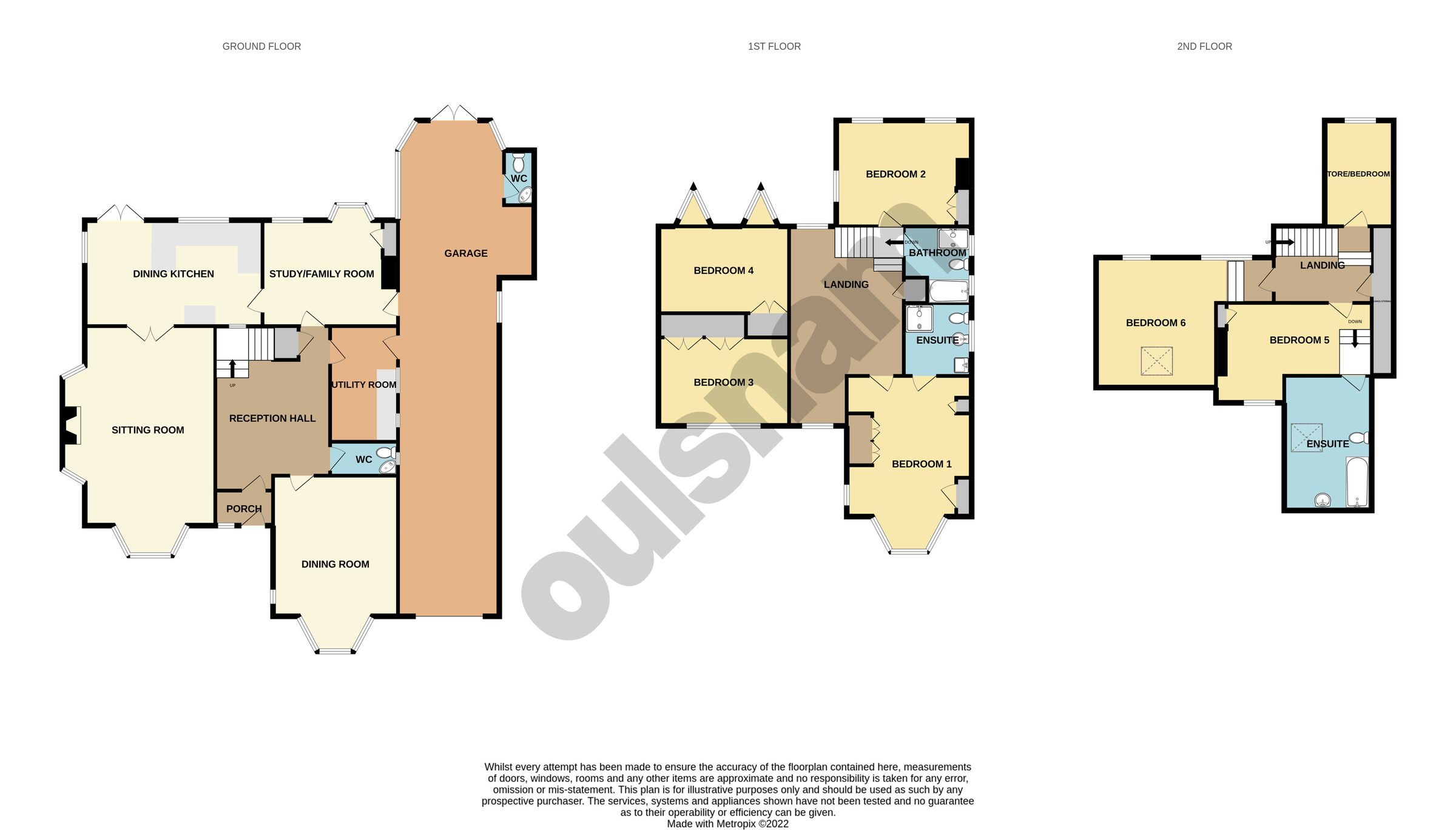 6 bed detached house for sale in Moor Green Lane, Moseley, Birmingham