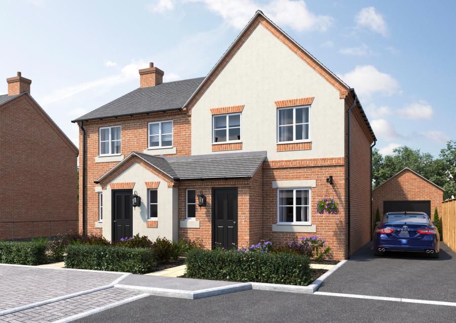 New home, 3 bed semidetached house for sale in Seagrave Road, Sileby