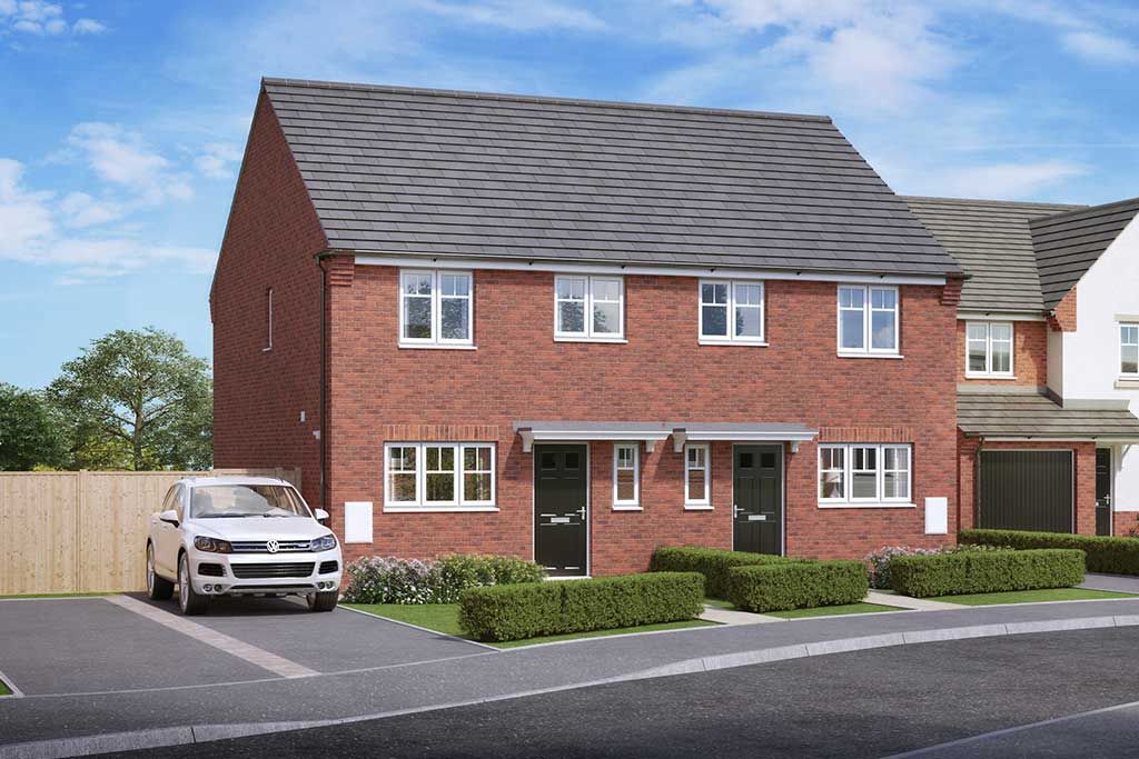 New home, 3 bed property for sale in "The Amber" at Thorley Drive, Cheadle, StokeOnTrent ST10