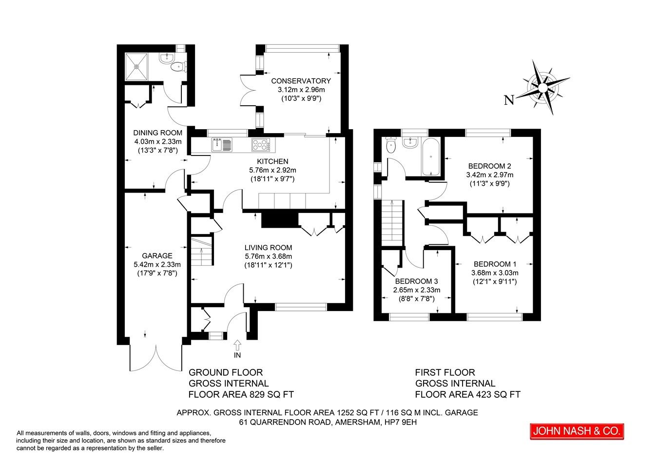 3 bed semidetached house for sale in Quarrendon Road, Amersham HP7