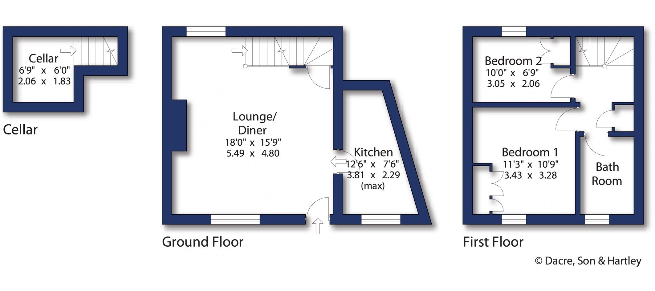 2 bed end terrace house for sale in Halifax Road, Cullingworth