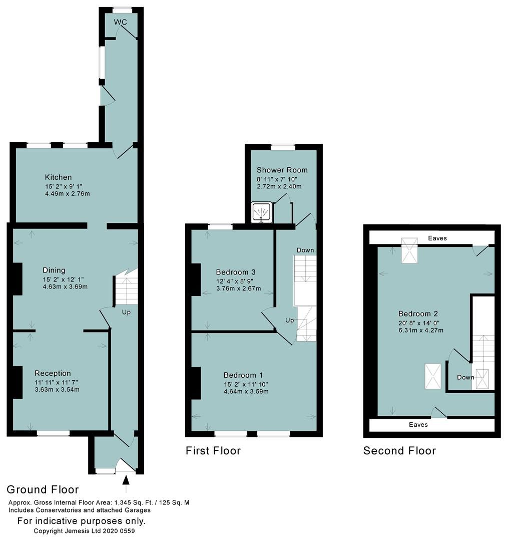 3 bed terraced house for sale in Westbury Terrace, Tunley Road