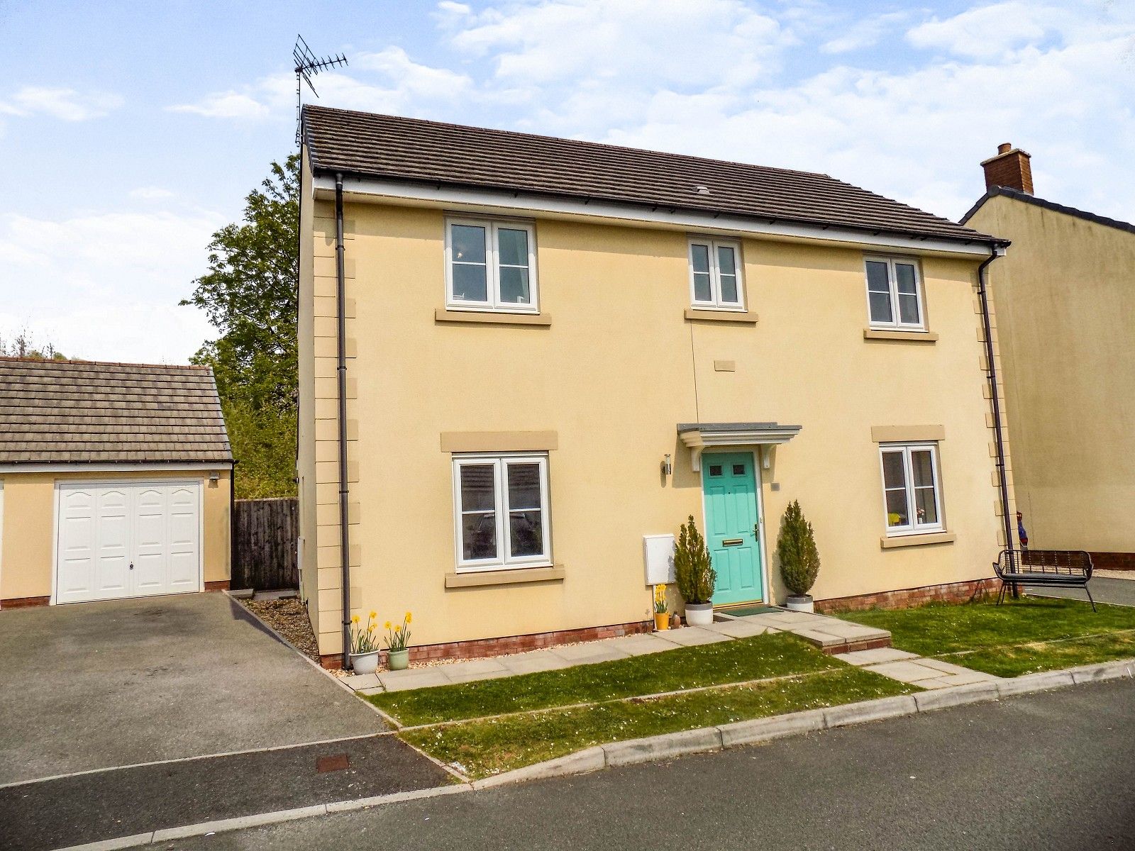 4 bed detached house for sale in Maes Yr Eithin, Coity, Bridgend County