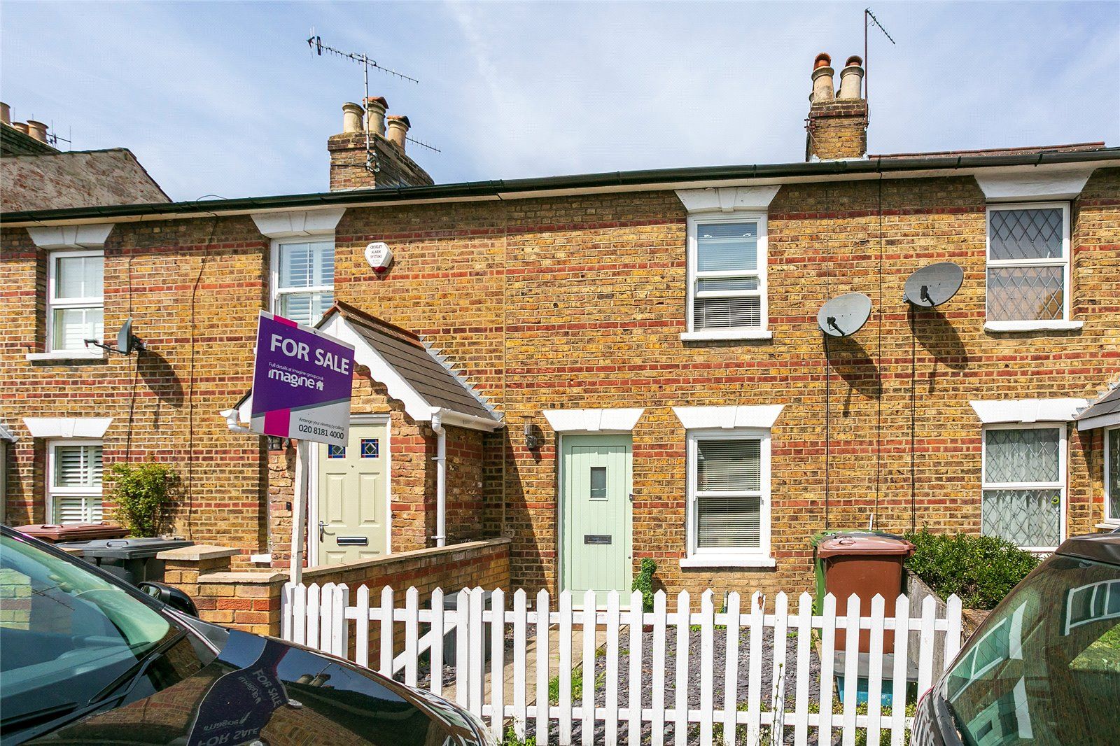 2 bed terraced house for sale in Park Road, Bushey, Hertfordshire WD23
