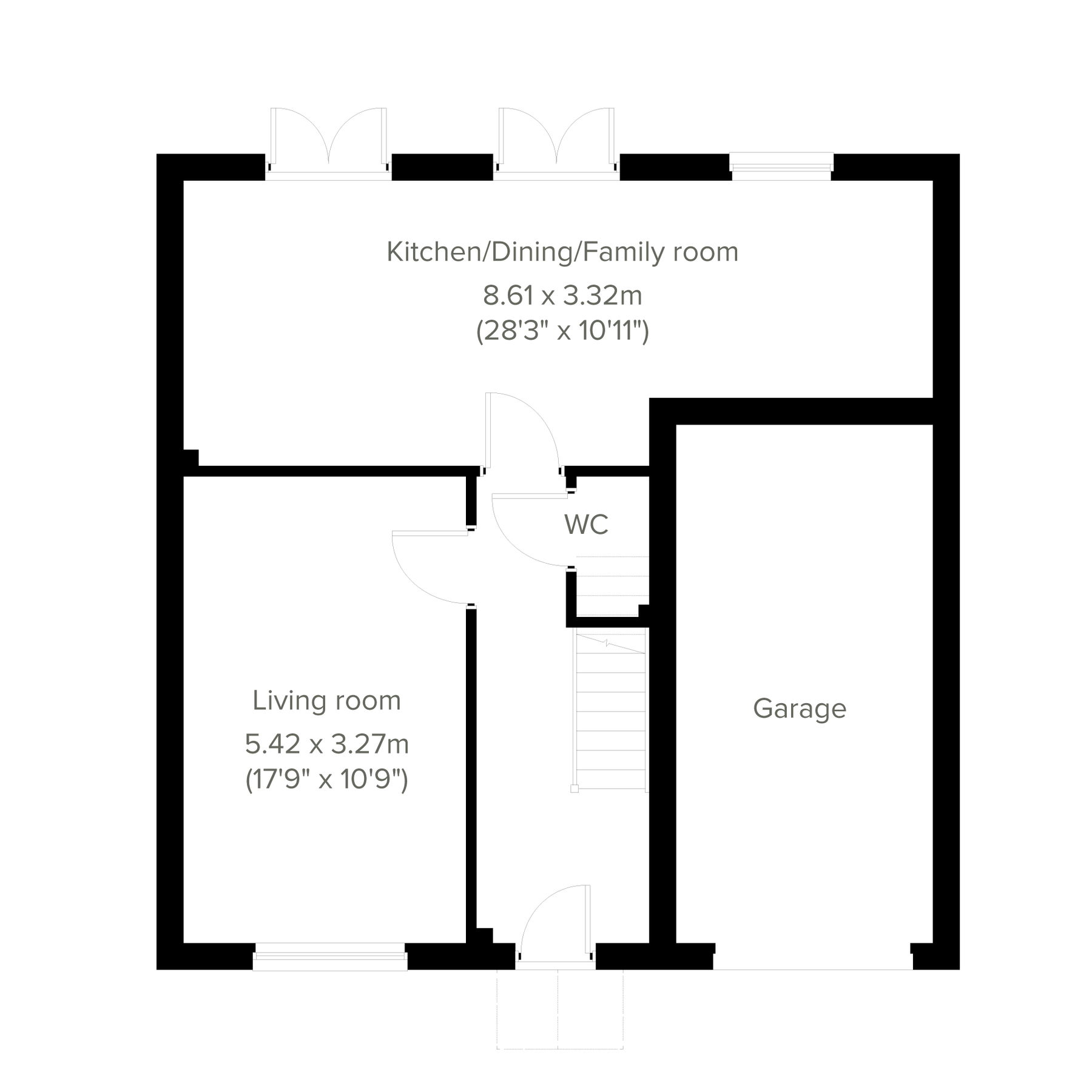 New home, 5 bed detached house for sale in "The Taunton" at Leiston IP16 Zoopla