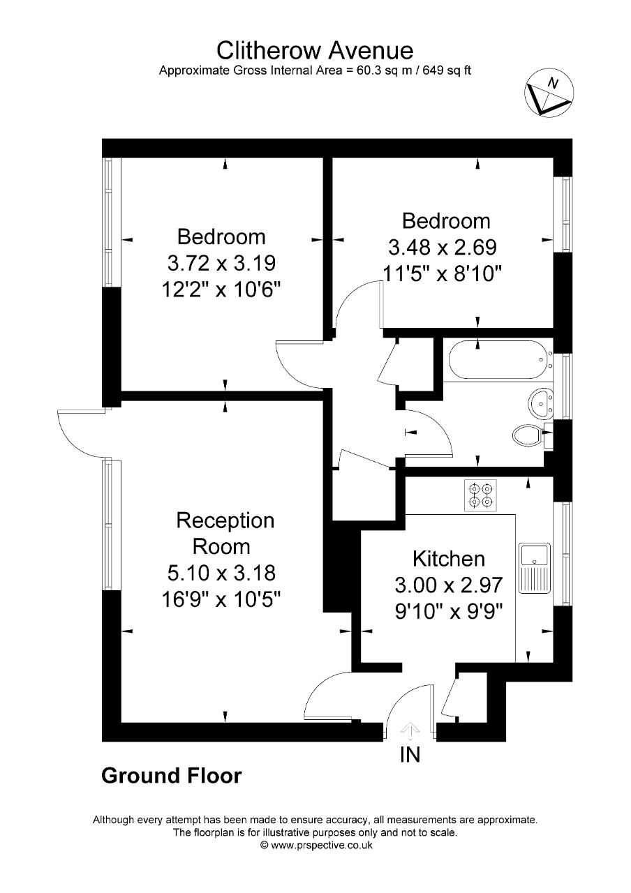 2 bed flat to rent in Clitherow Avenue, Boston Manor, London W7 Zoopla