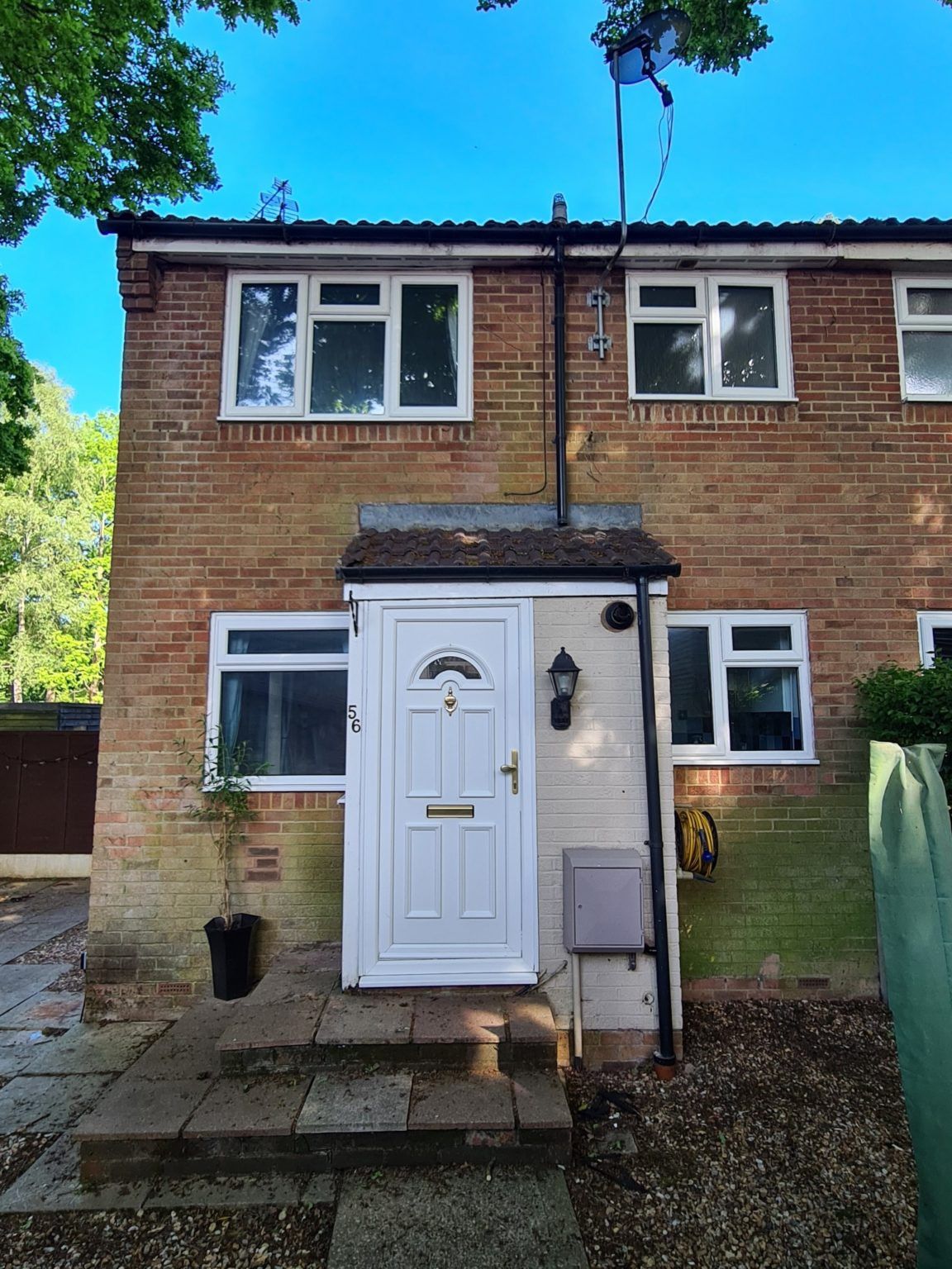 1 bed terraced house to rent in Dudley Close, Whitehill, Bordon GU35