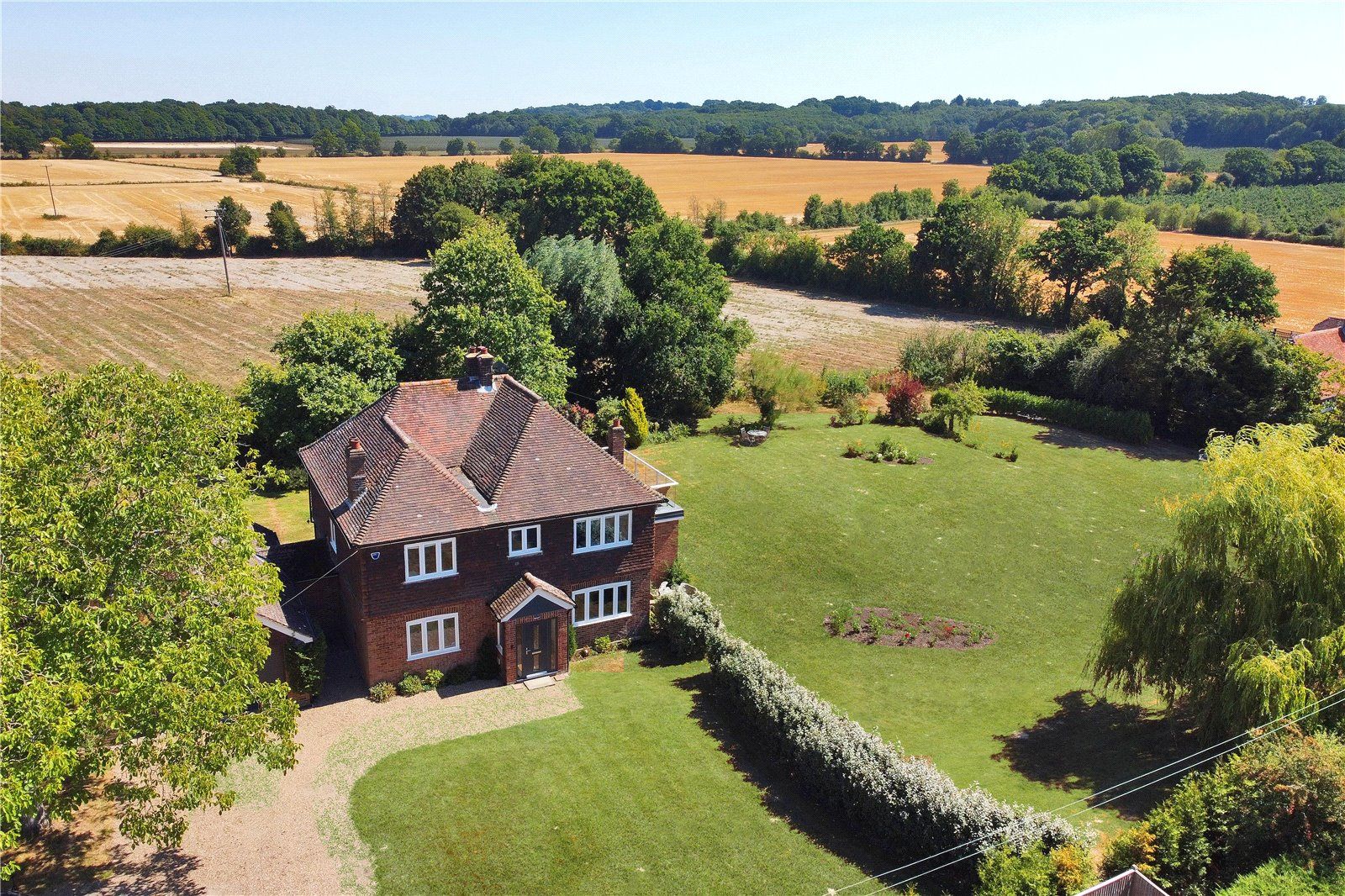 5 bed detached house for sale in Goudhurst Road, Marden, Tonbridge
