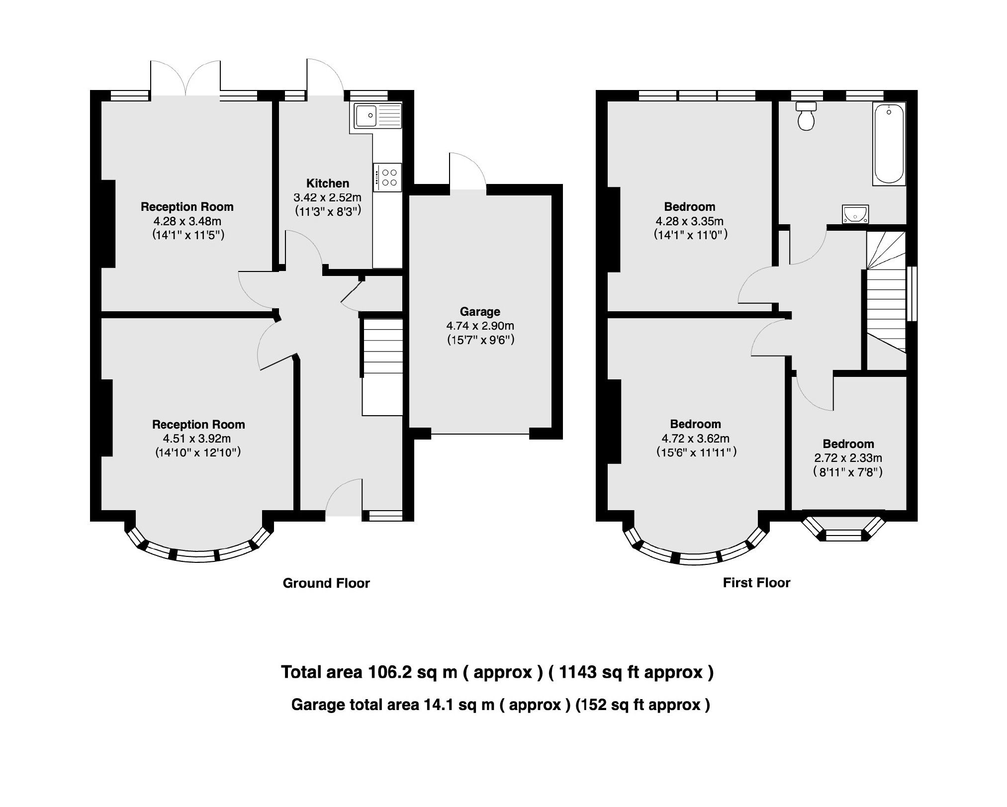 3 bed semidetached house for sale in Hook Rise South, Tolworth