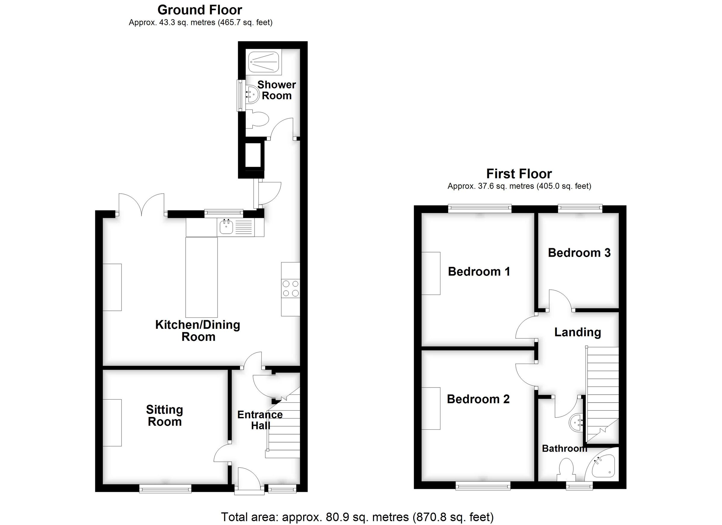 3 bed terraced house for sale in Little Walden Road, Saffron Walden