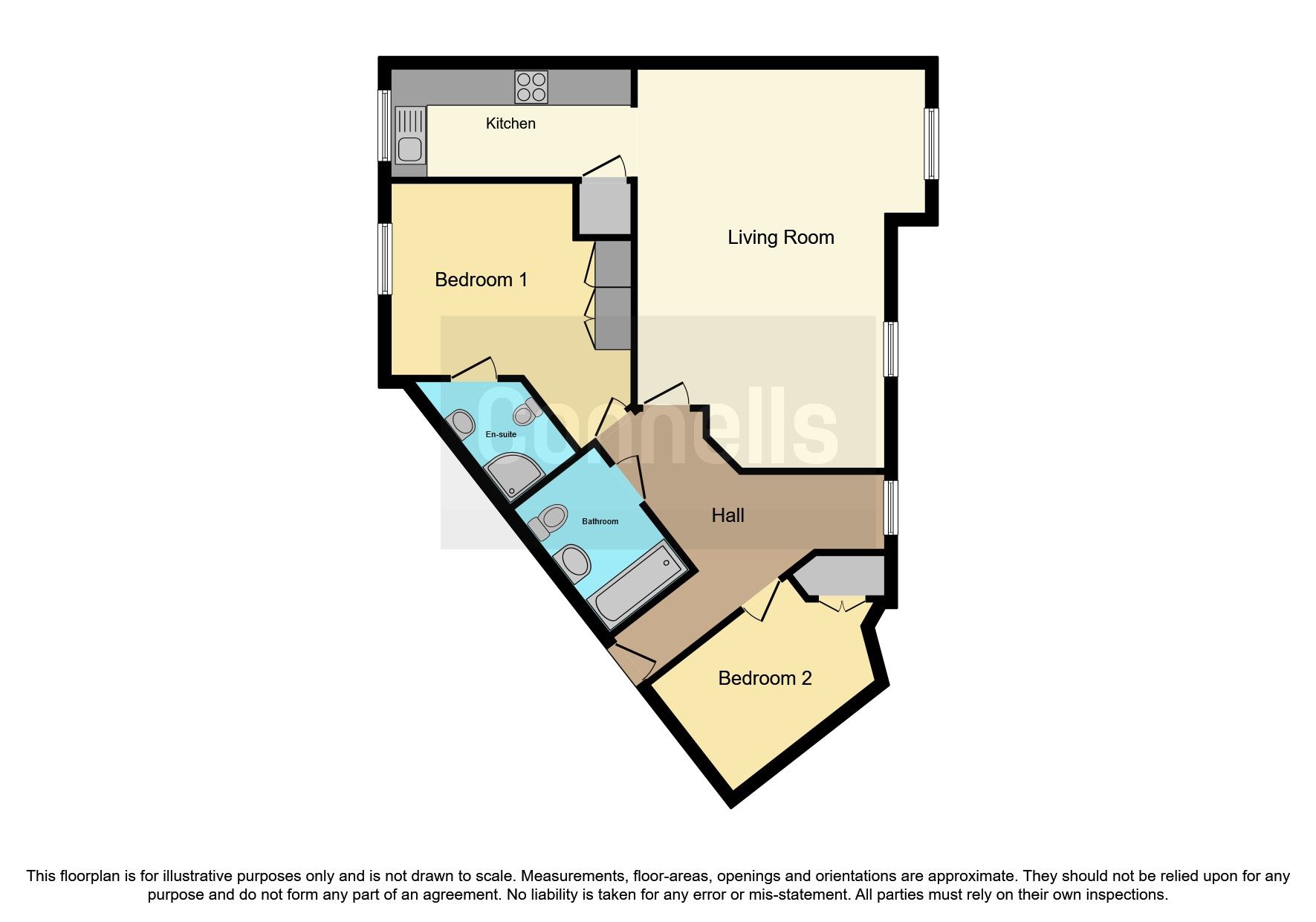 2 bed flat for sale in Usher Drive, Banbury OX16 Zoopla