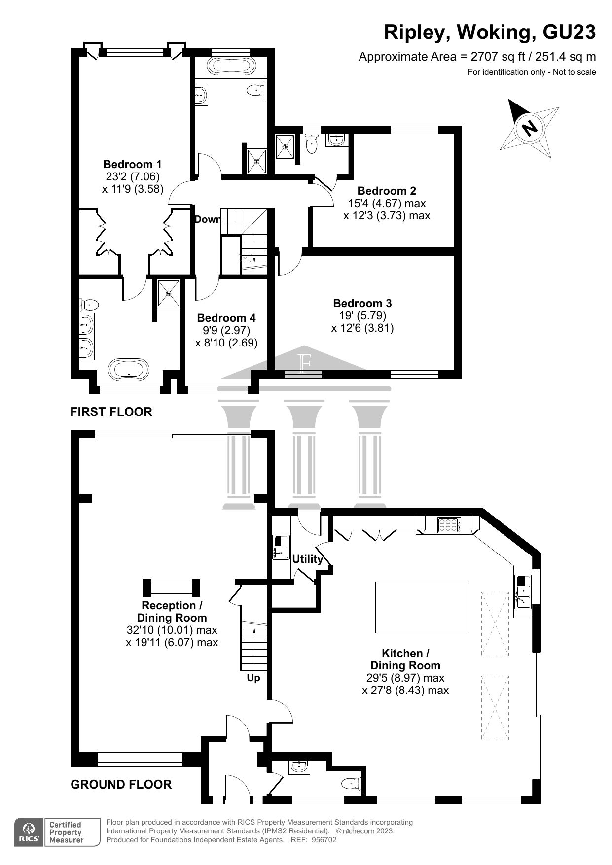 4 bed detached house for sale in Send Marsh Road, Ripley, Woking GU23