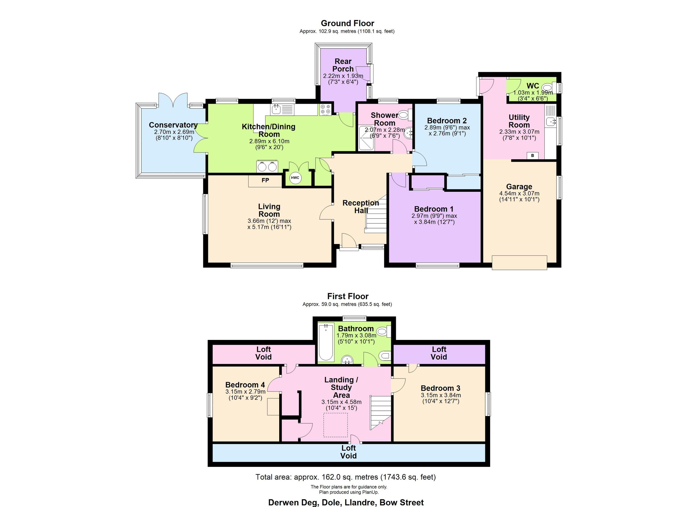 Bungalow for sale in Dole, Llandre, Bow Street, Sir Ceredigion SY24