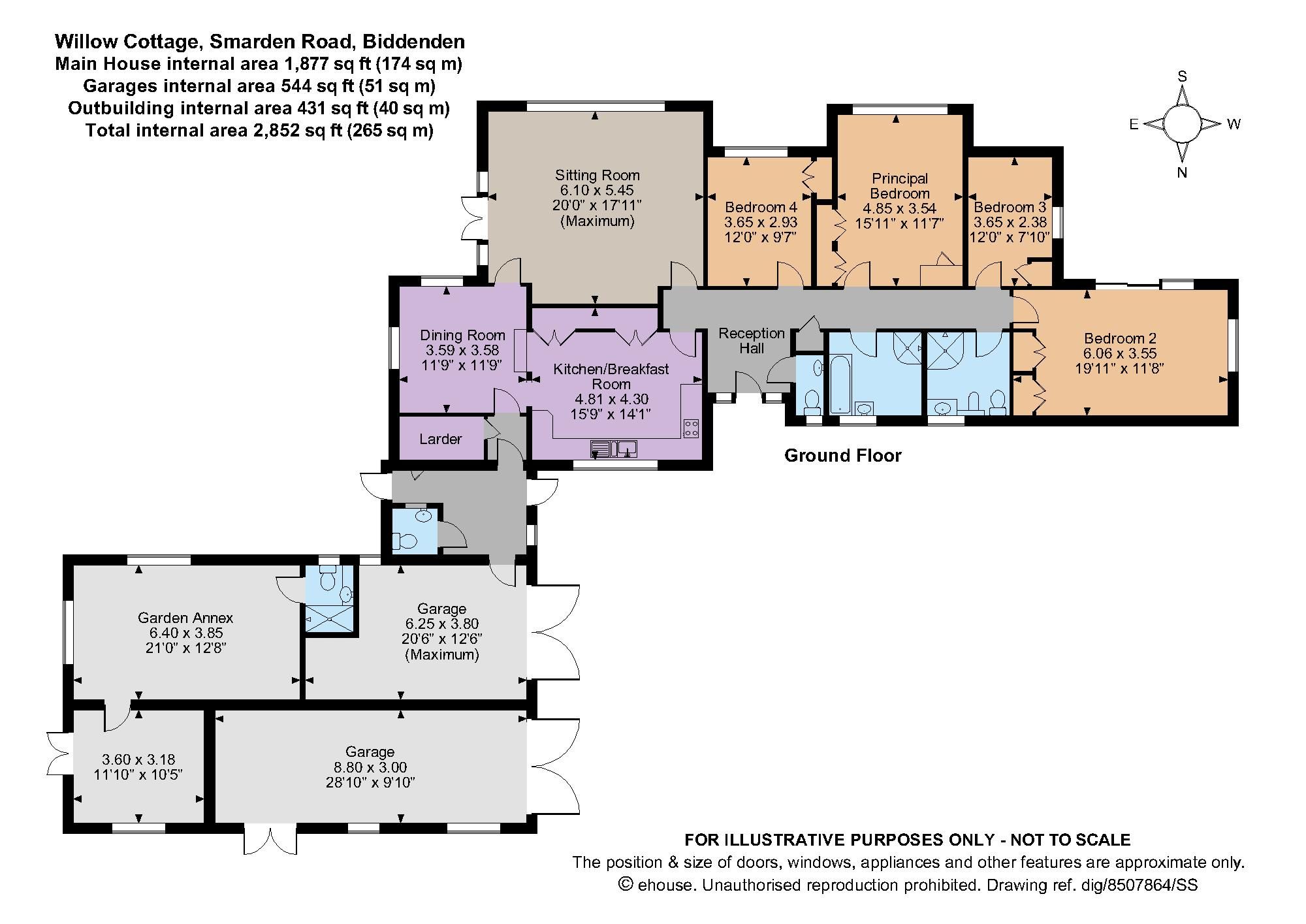 4 bed bungalow for sale in Smarden Road, Biddenden, Ashford, Kent TN27 Zoopla