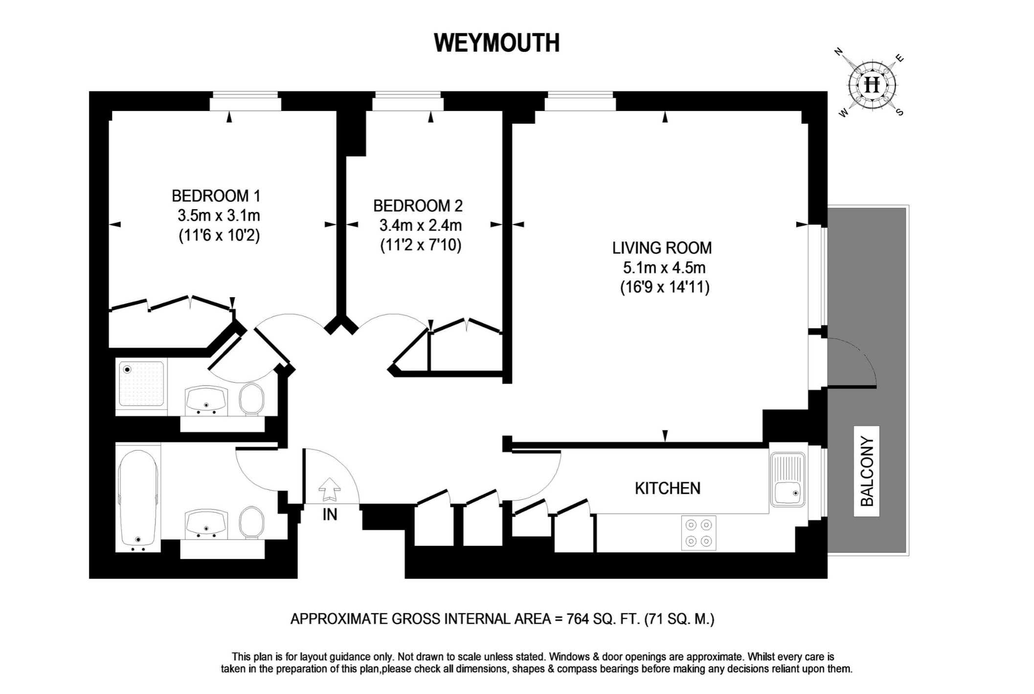 2 bed flat to rent in Weymouth Street, London W1W Zoopla