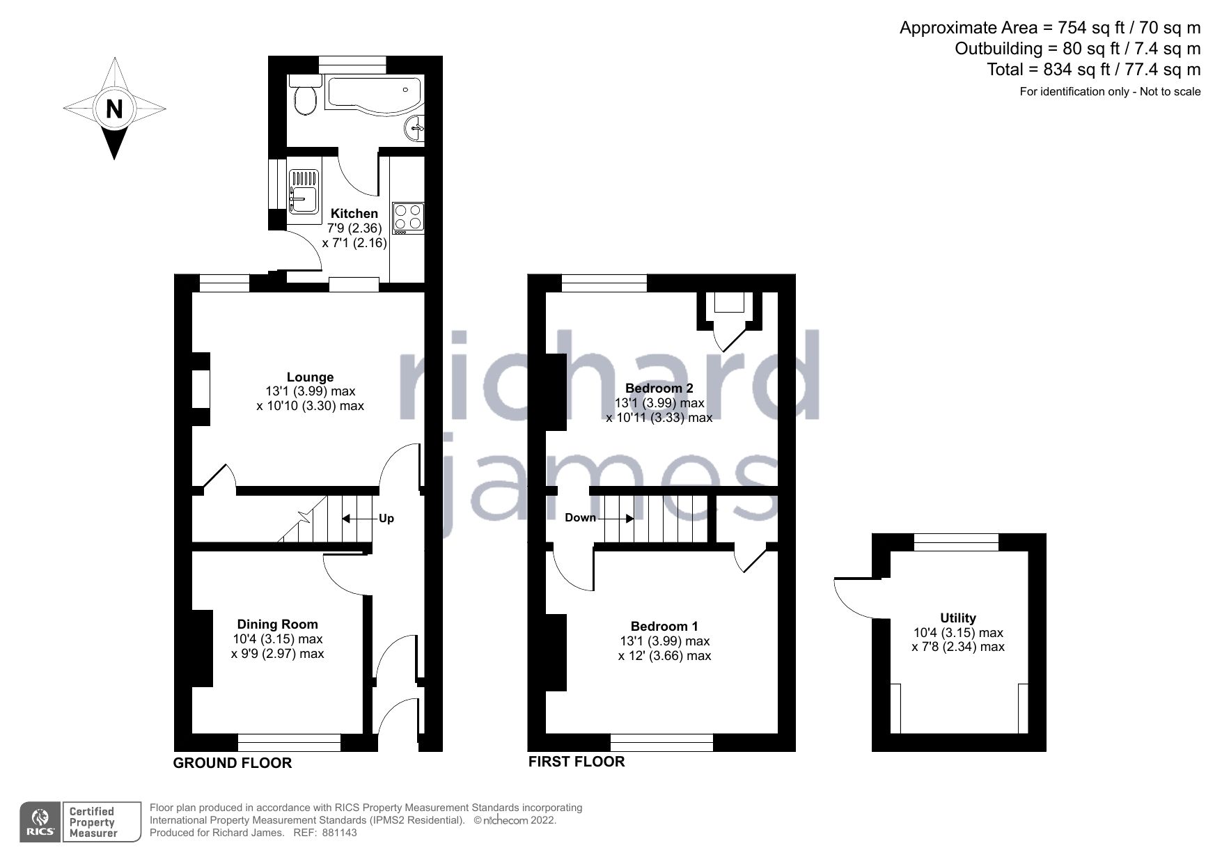 2 bed terraced house for sale in Edinburgh Street, Gorse Hill, Swindon