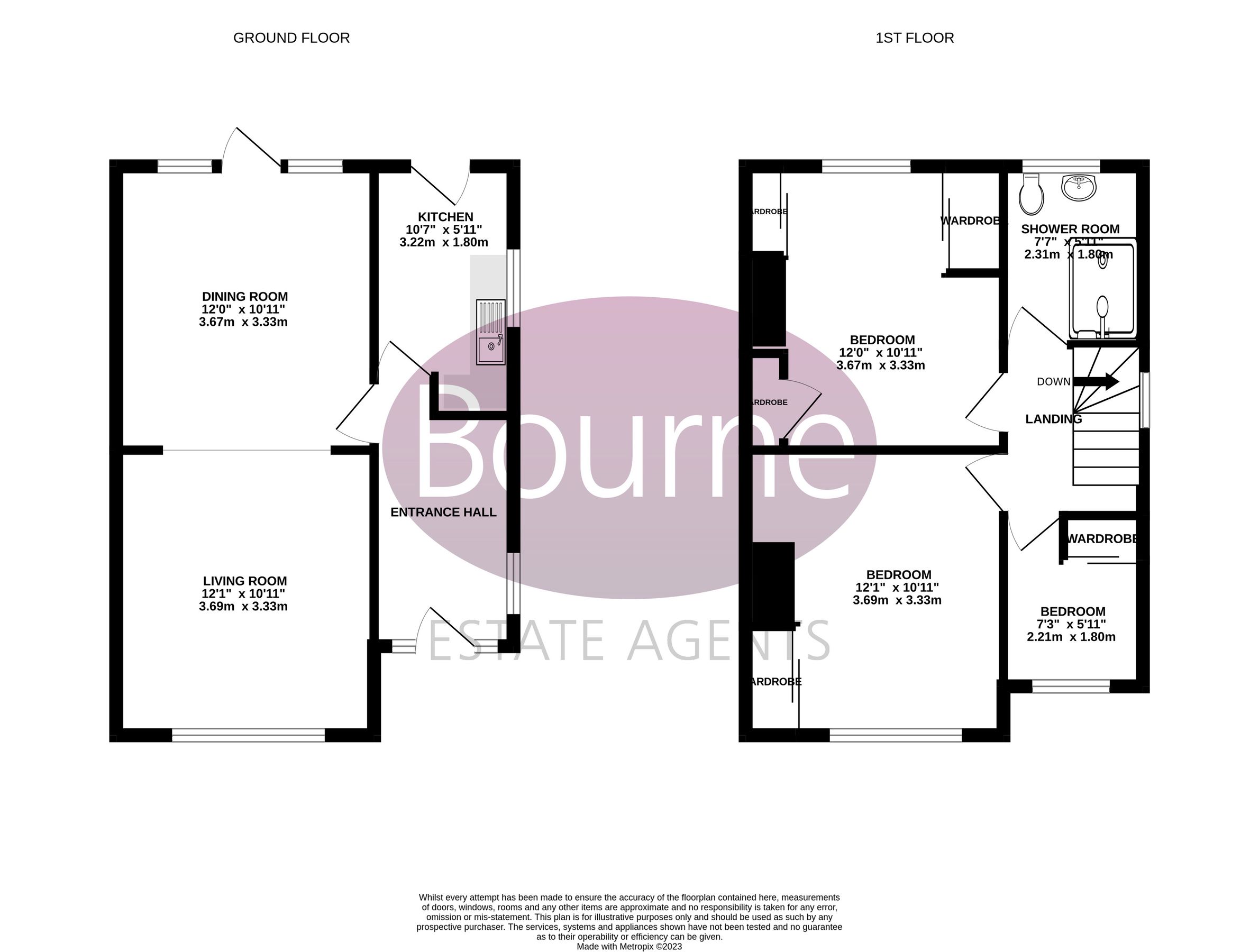 3 bed semidetached house for sale in Church Road, Byfleet, West