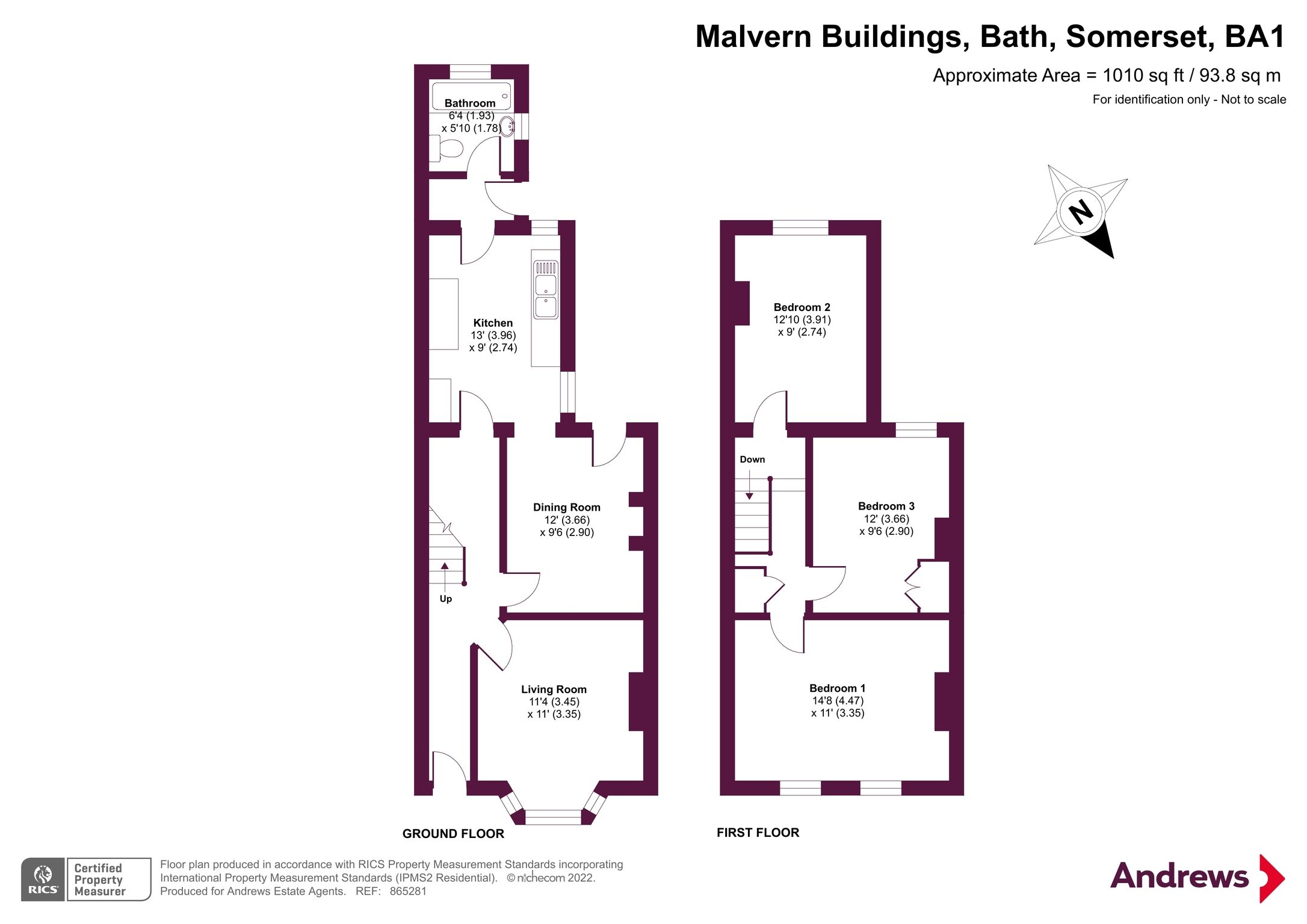 3 bed terraced house for sale in Malvern Buildings, Bath, Somerset BA1