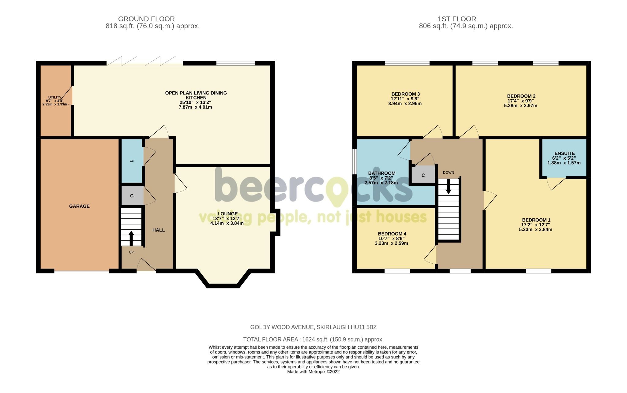 4 bed detached house for sale in Goldy Wood Avenue, Skirlaugh, Hull