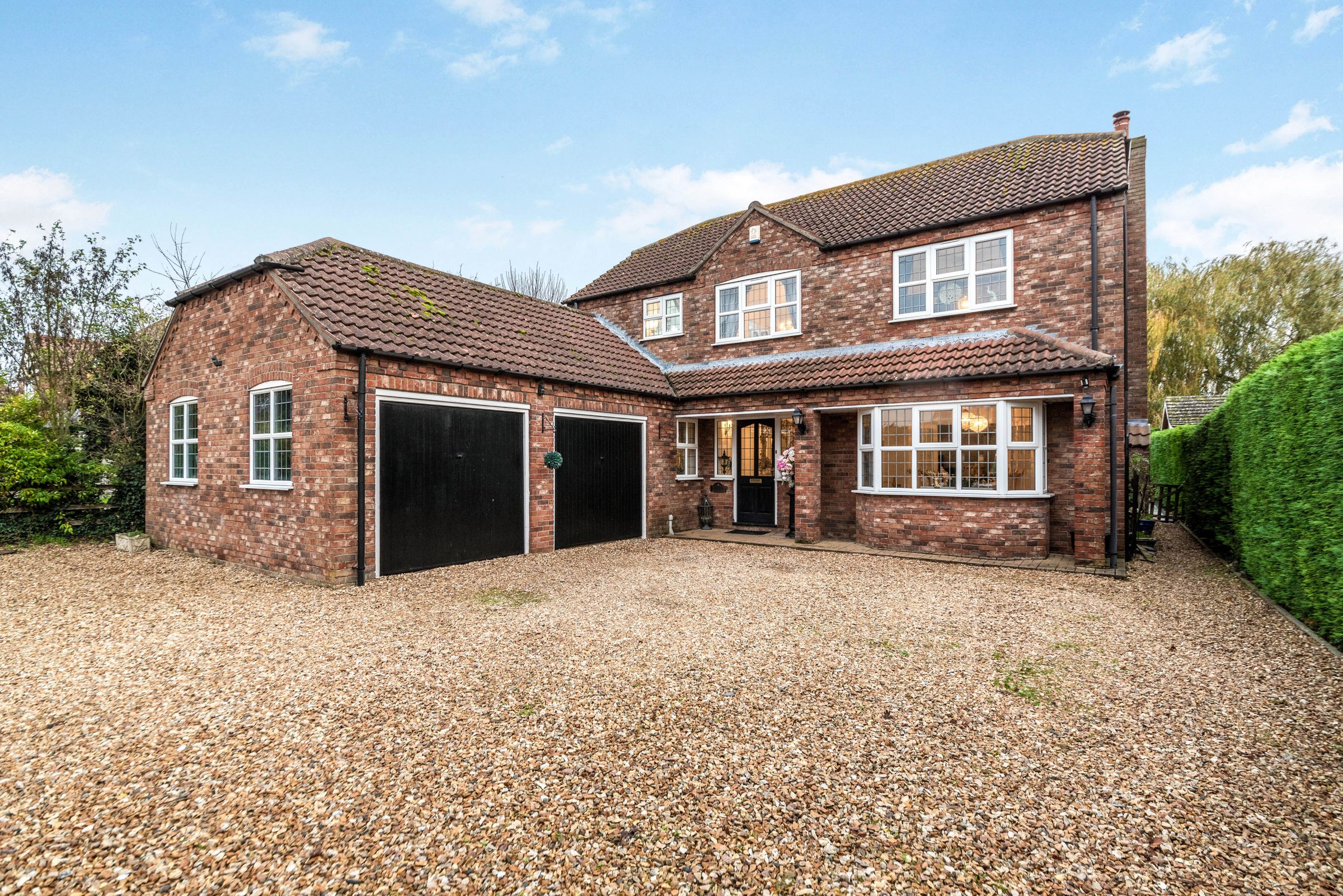 4 bed detached house for sale in Barlings Lane, Langworth, Lincoln LN3
