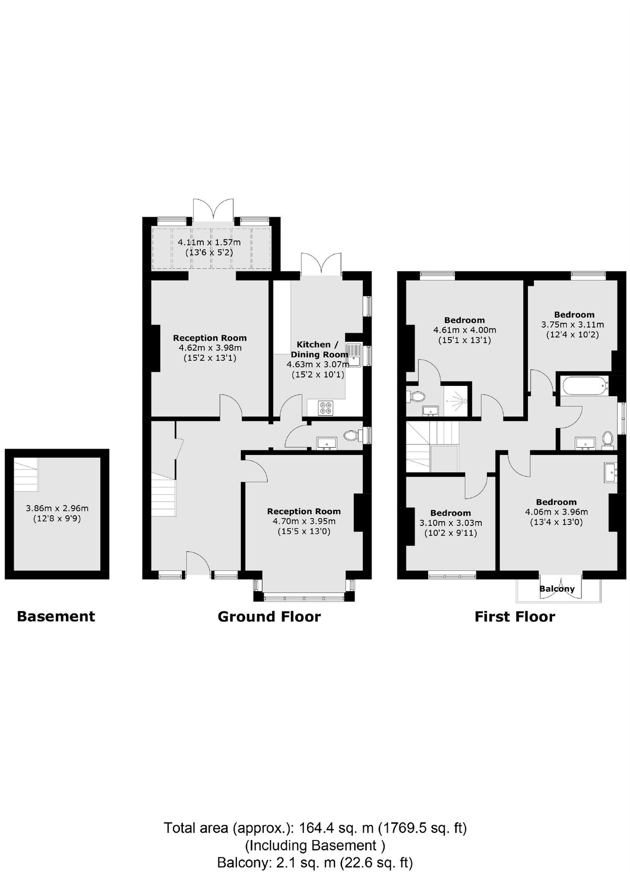 4 bed semidetached house for sale in King Edwards Grove, Teddington