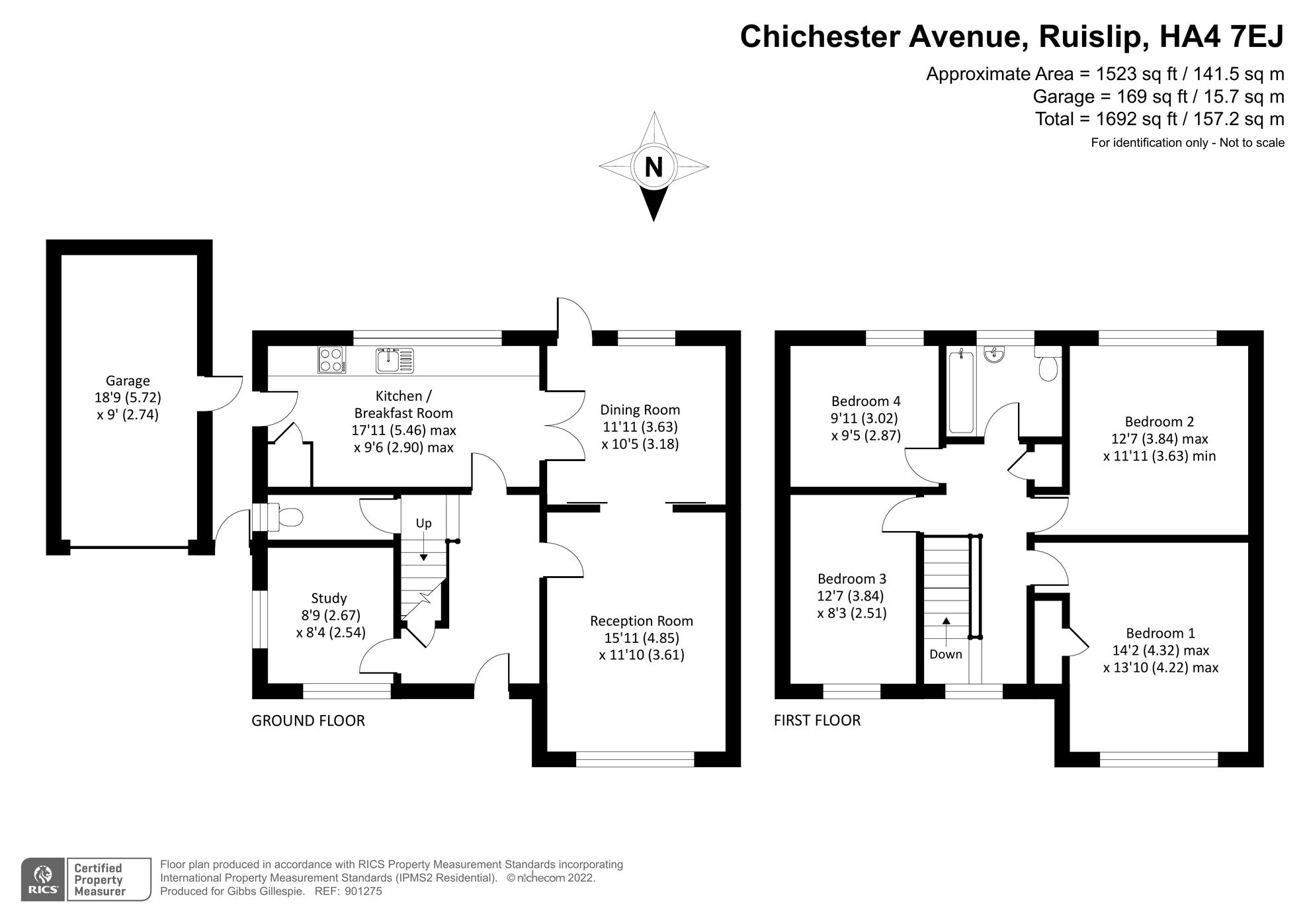 4 bed detached house for sale in Chichester Avenue, Ruislip, Middlesex