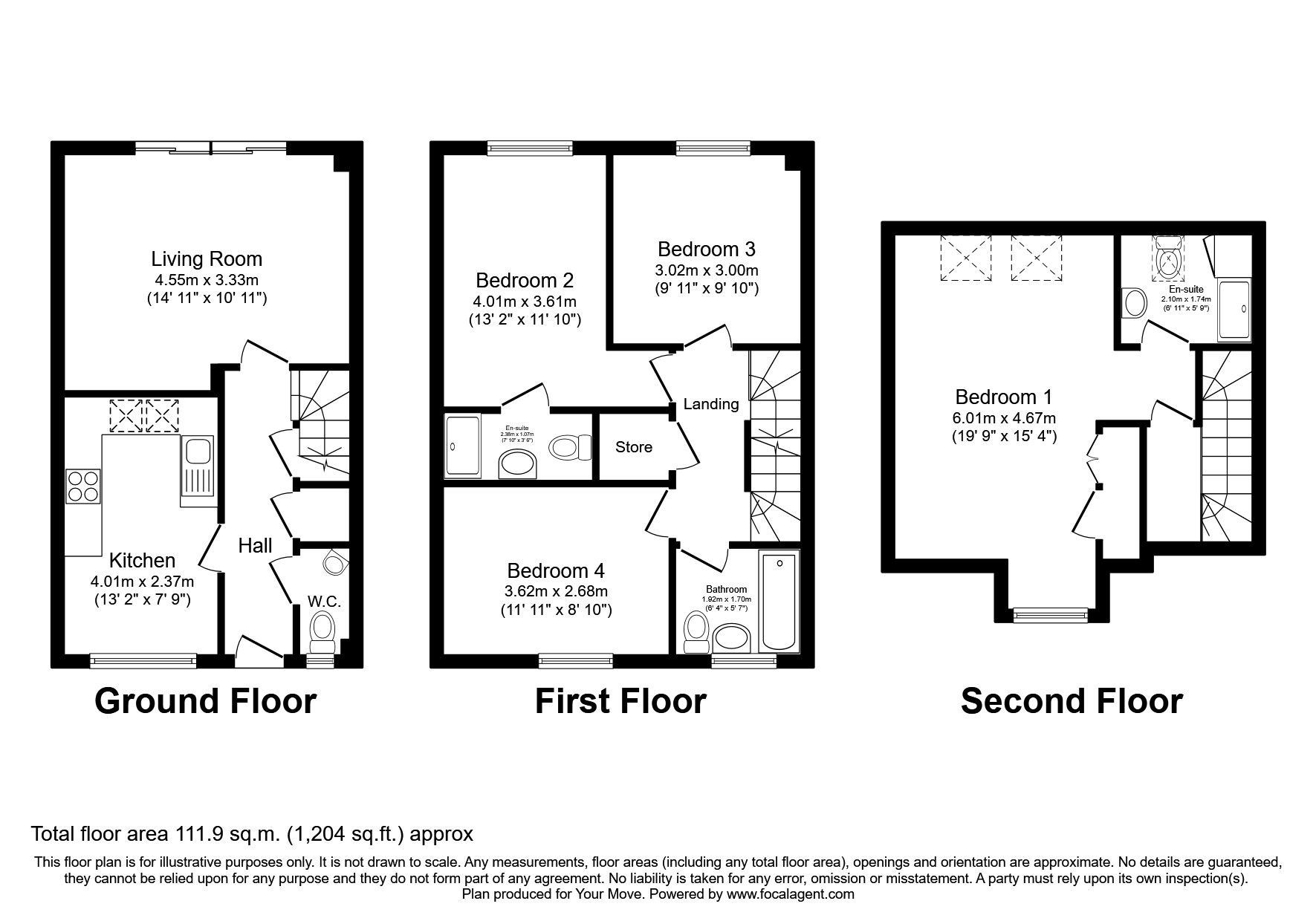 4 bed terraced house for sale in Lakeside Avenue, Faversham, Kent ME13