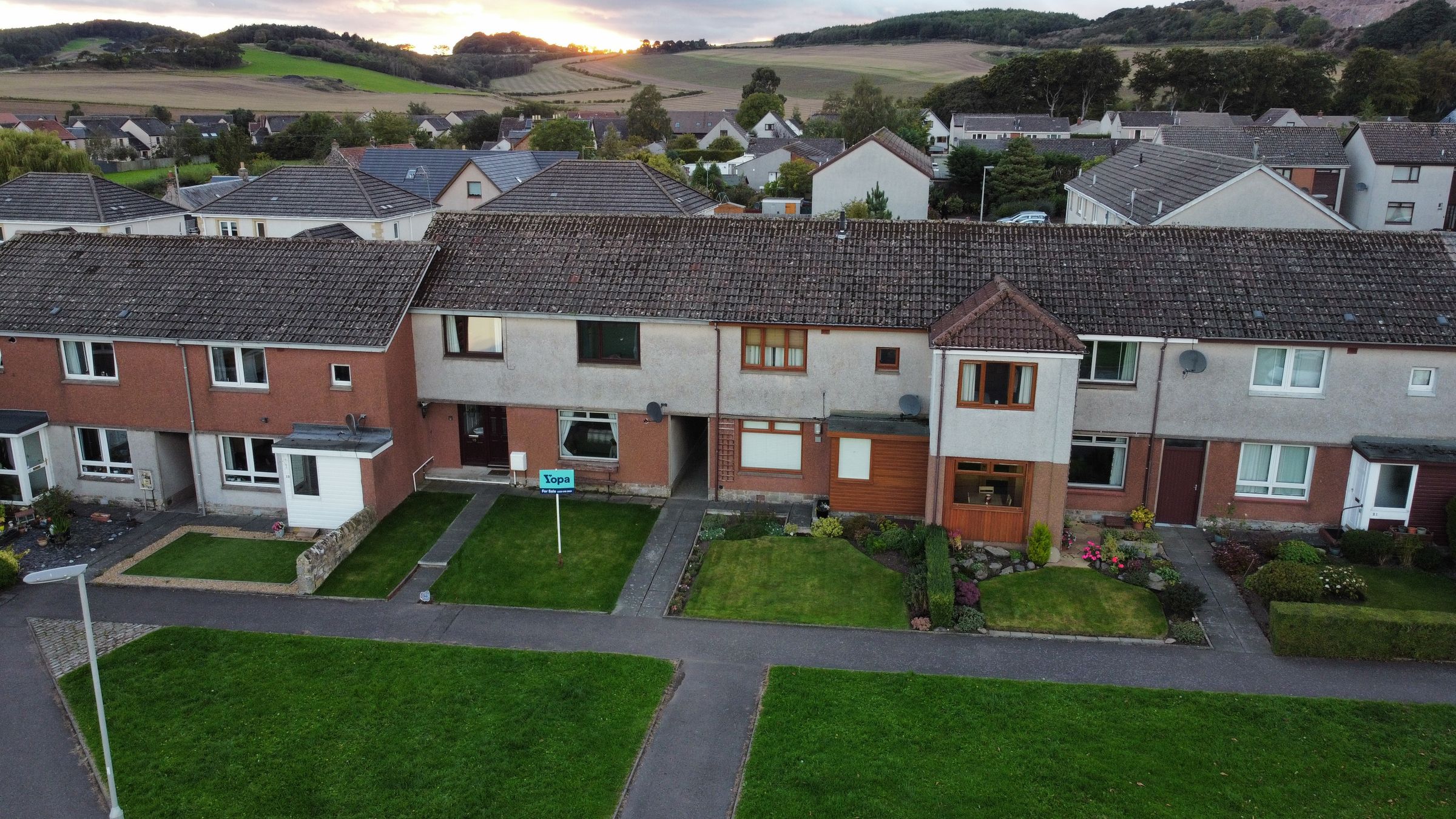 3 bed terraced house for sale in Dunedin Park, Balmullo, St. Andrews