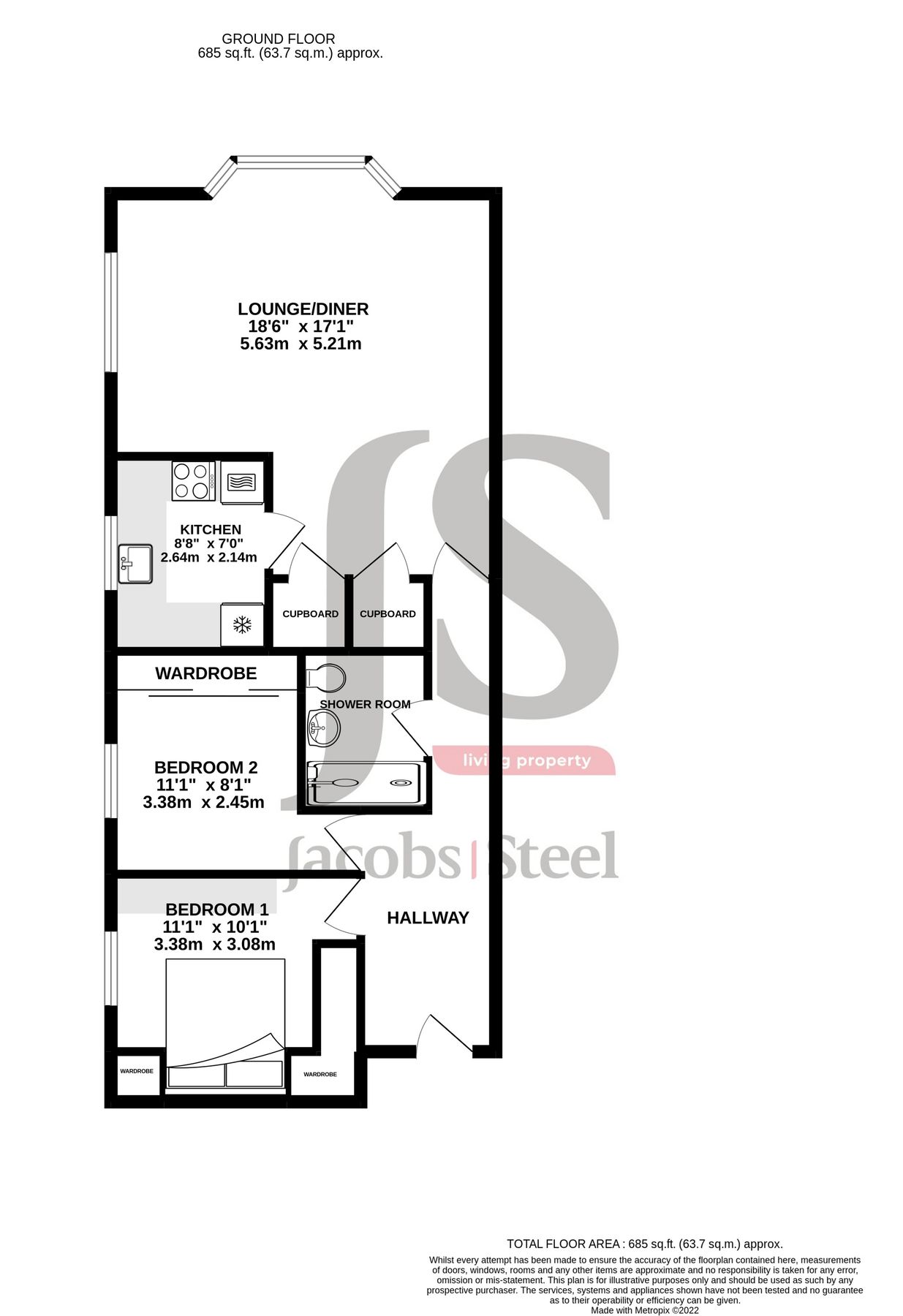 2 bed flat for sale in Westlake Gardens, Worthing BN13 Zoopla