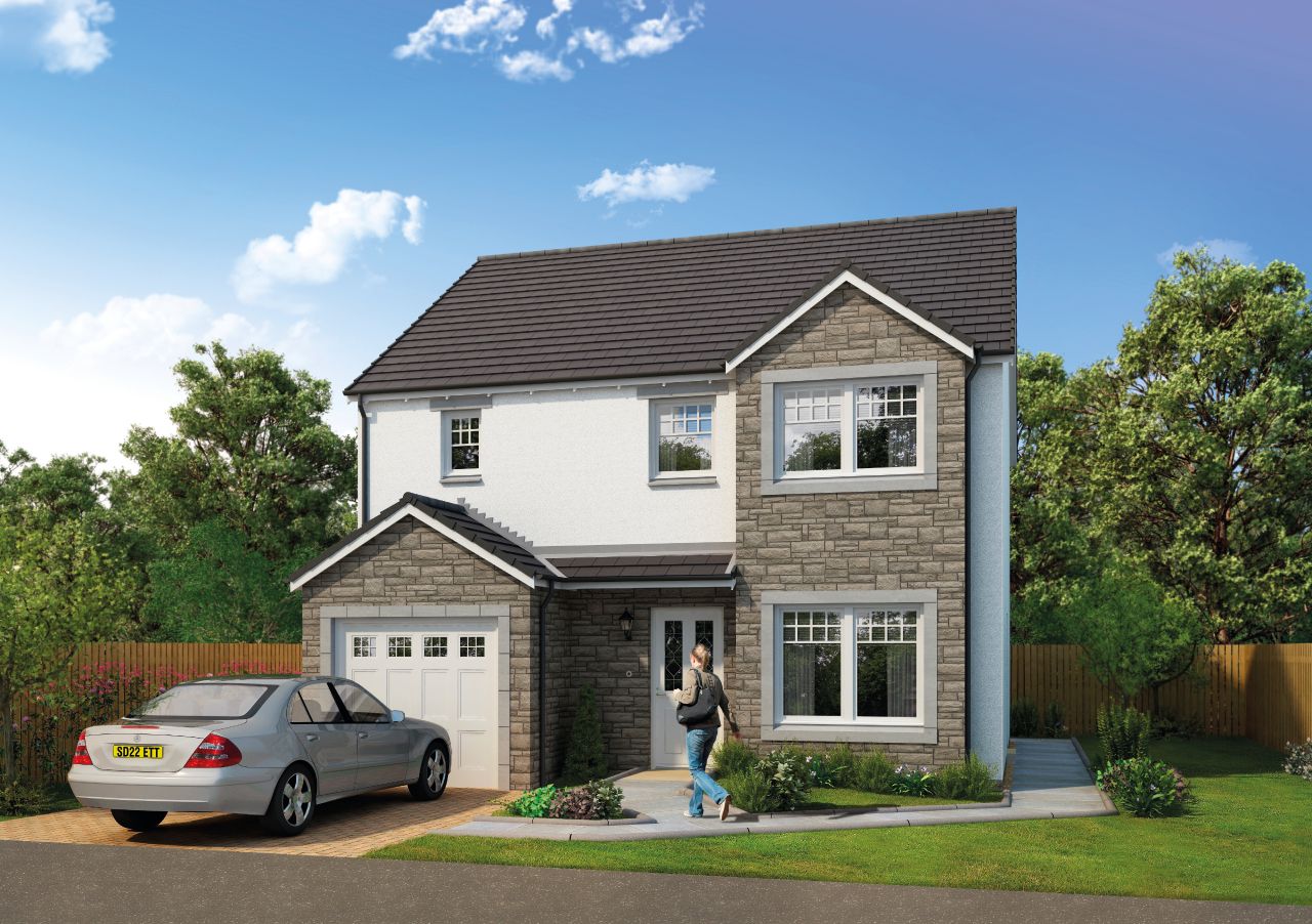 New home, 4 bed detached house for sale in Waterside Road, Peterhead