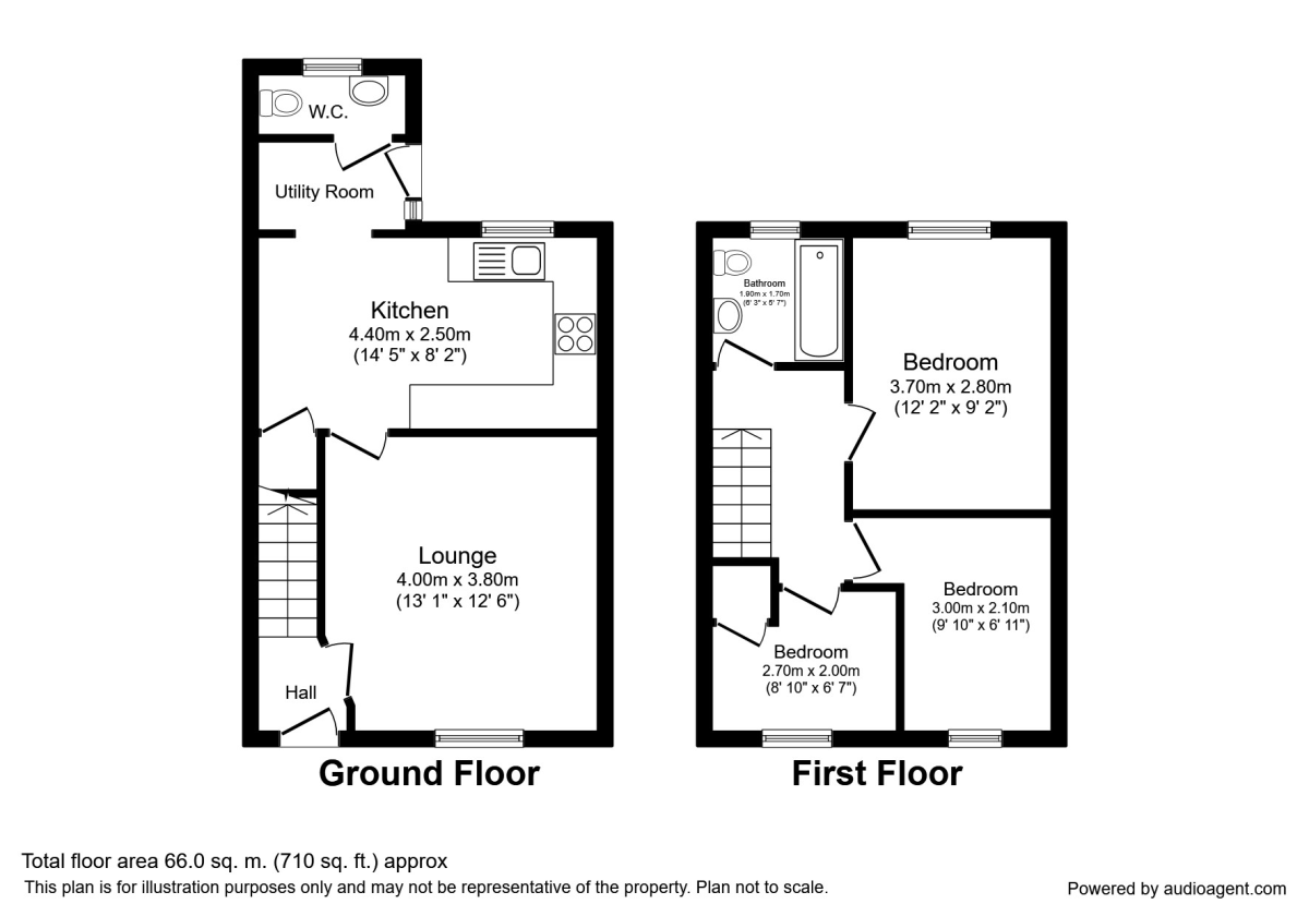 3 bed end terrace house for sale in Cedar Court, Catchgate, Stanley