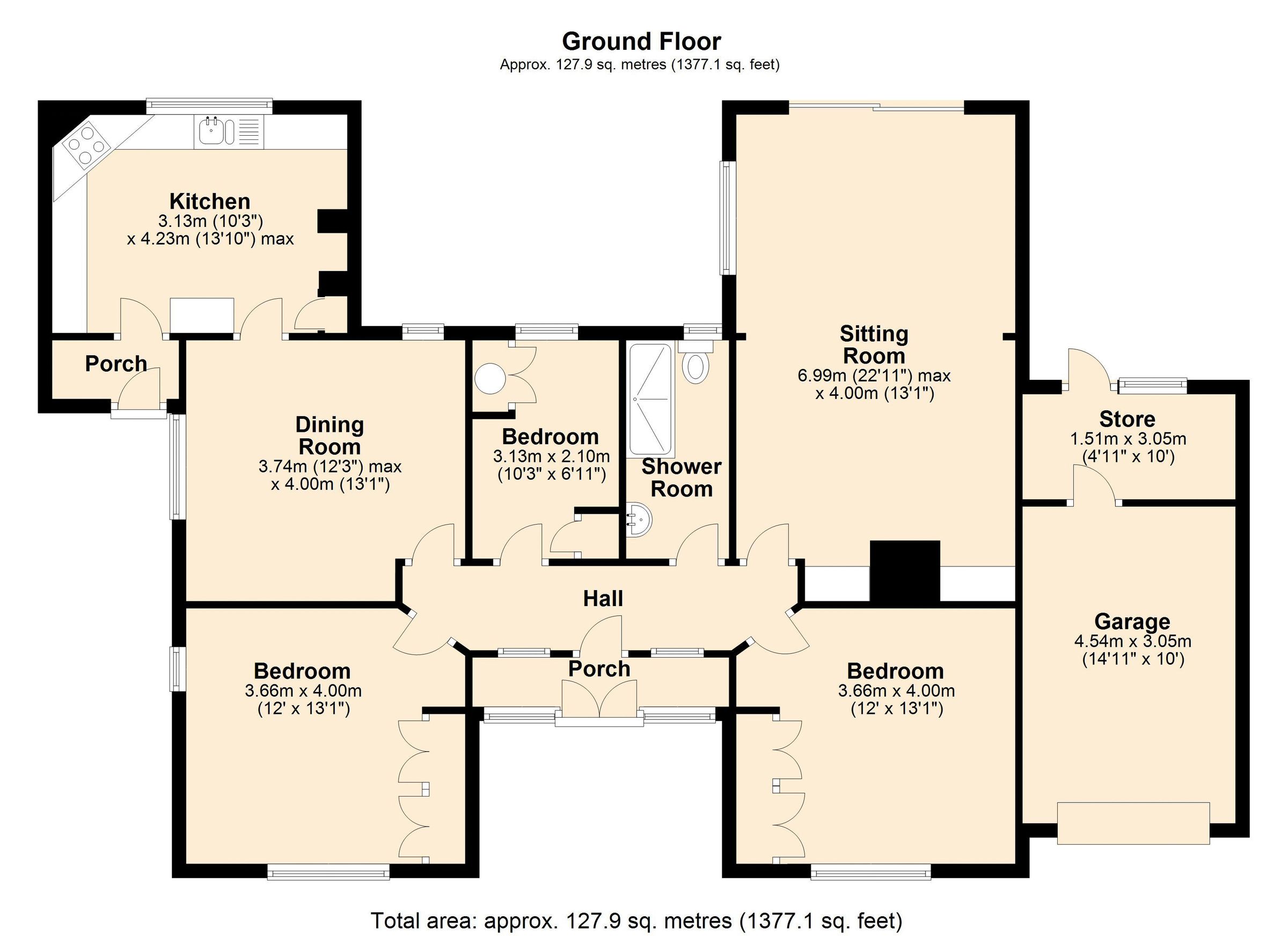 3 bed bungalow for sale in Blissford Hill, Frogham, Fordingbridge SP6