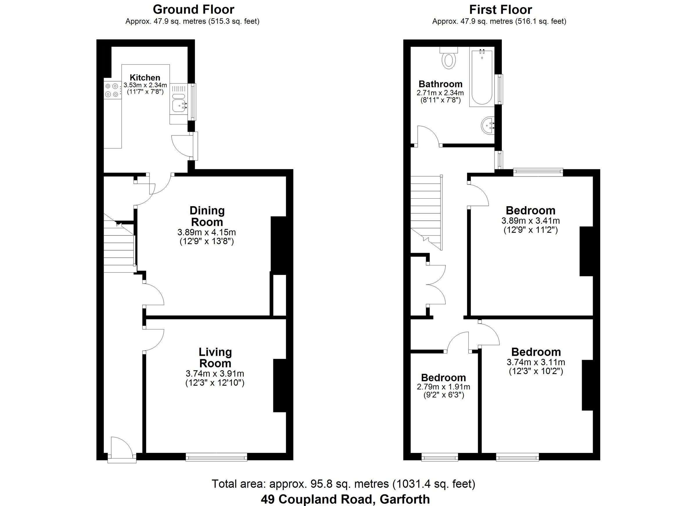 3 bed semidetached house for sale in Coupland Road, Garforth, Leeds