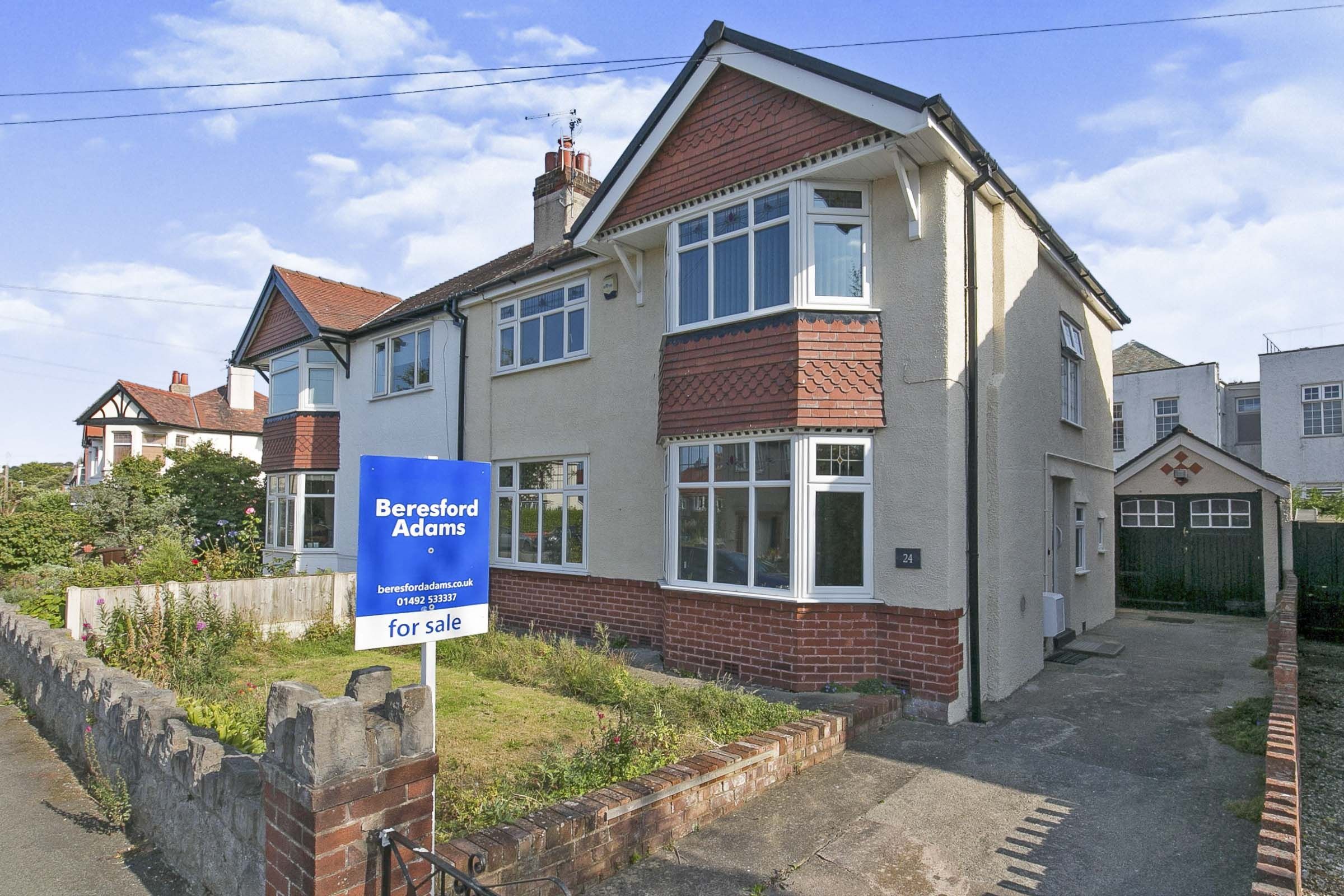 3 bed semidetached house for sale in Kensington Avenue, Hen Golwyn