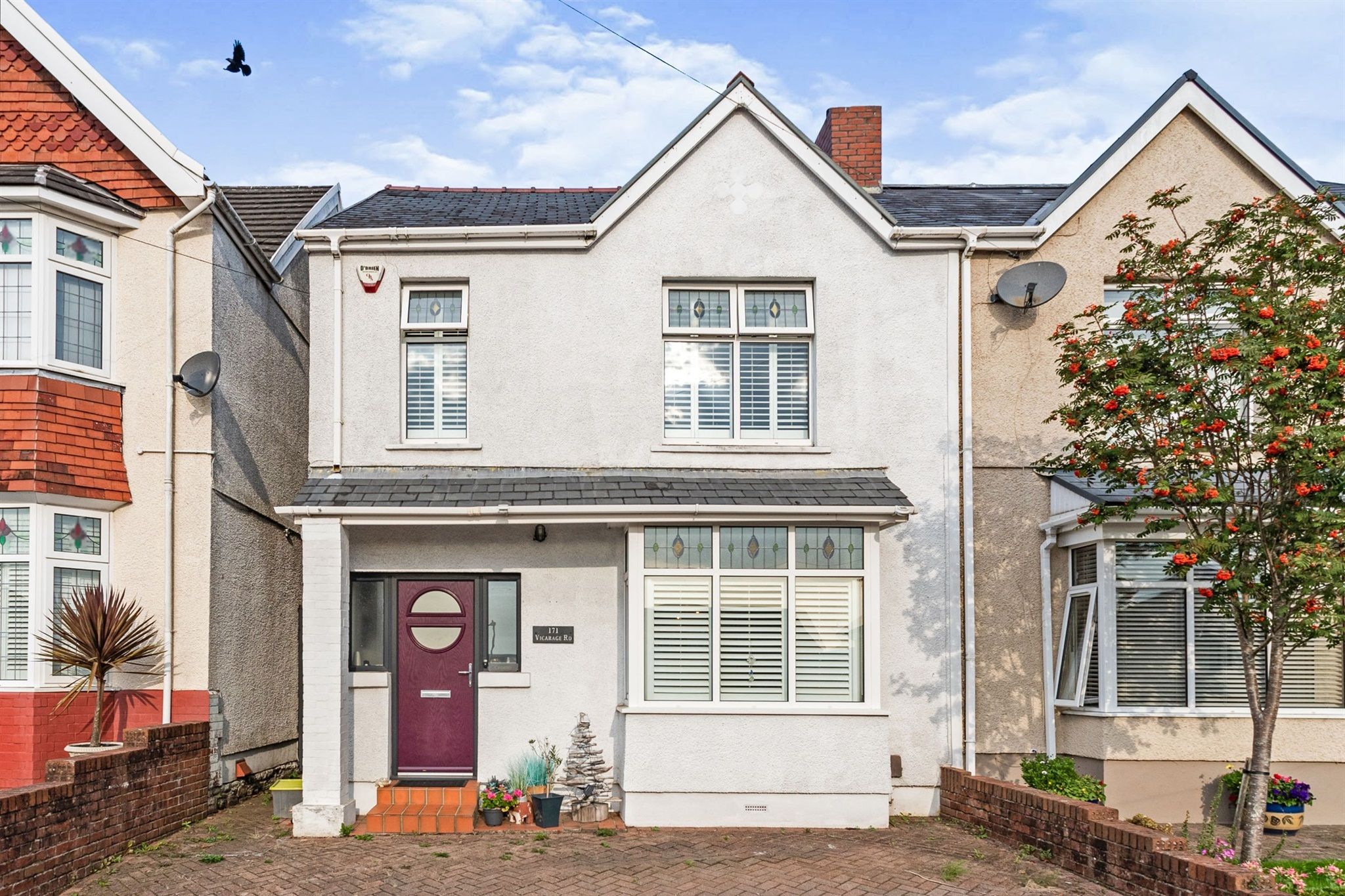 3 bed semidetached house for sale in Vicarage Road, Morriston, Swansea