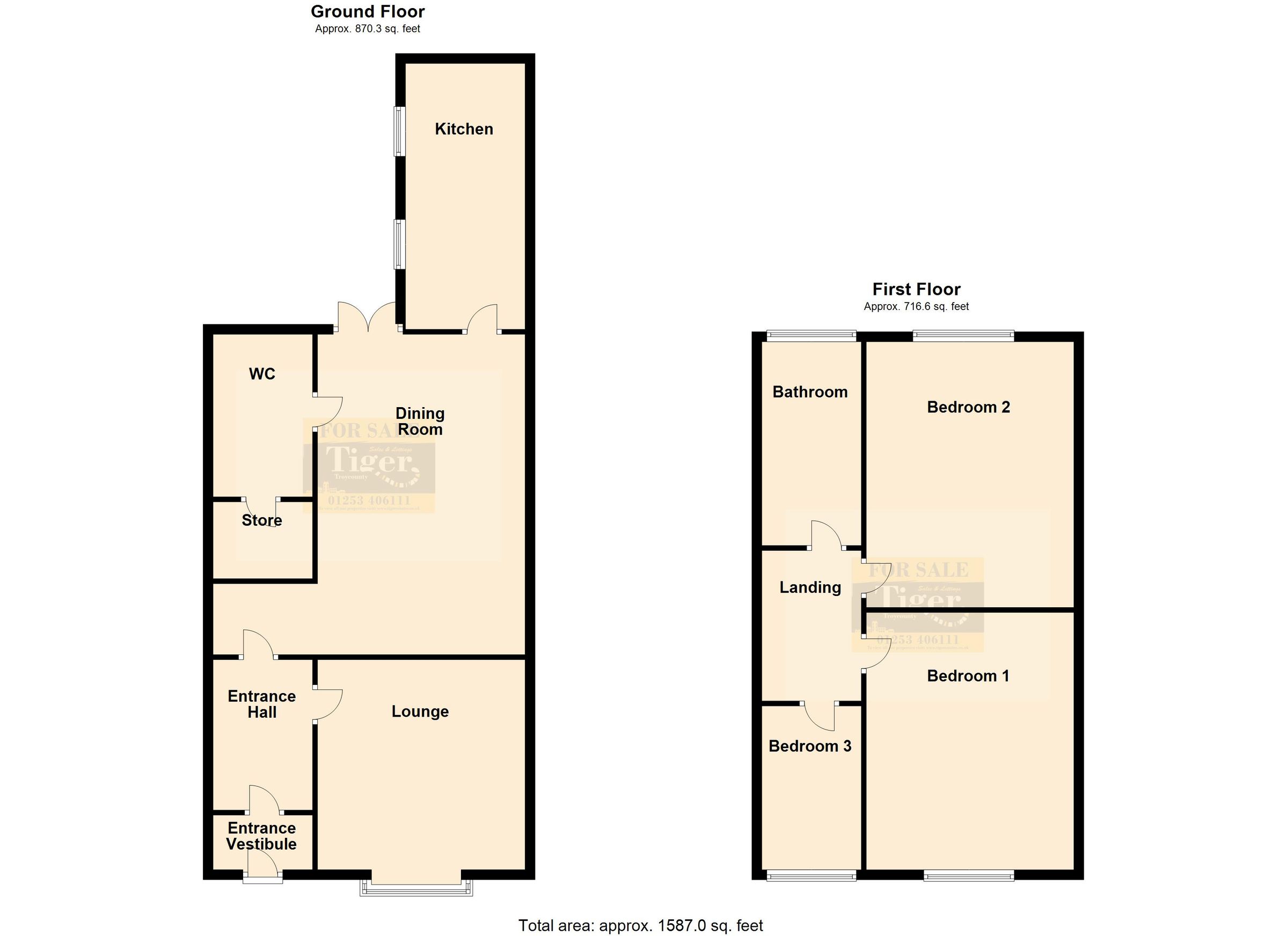 3 bed end terrace house for sale in Tulketh Road, AshtonOnRibble