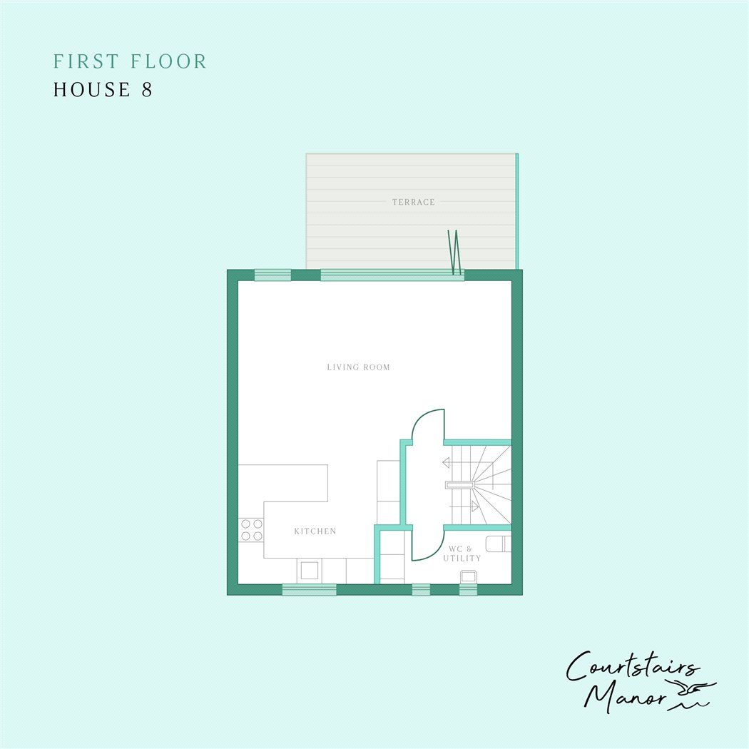 New home, 4 bed semidetached house for sale in Courtstairs Manor