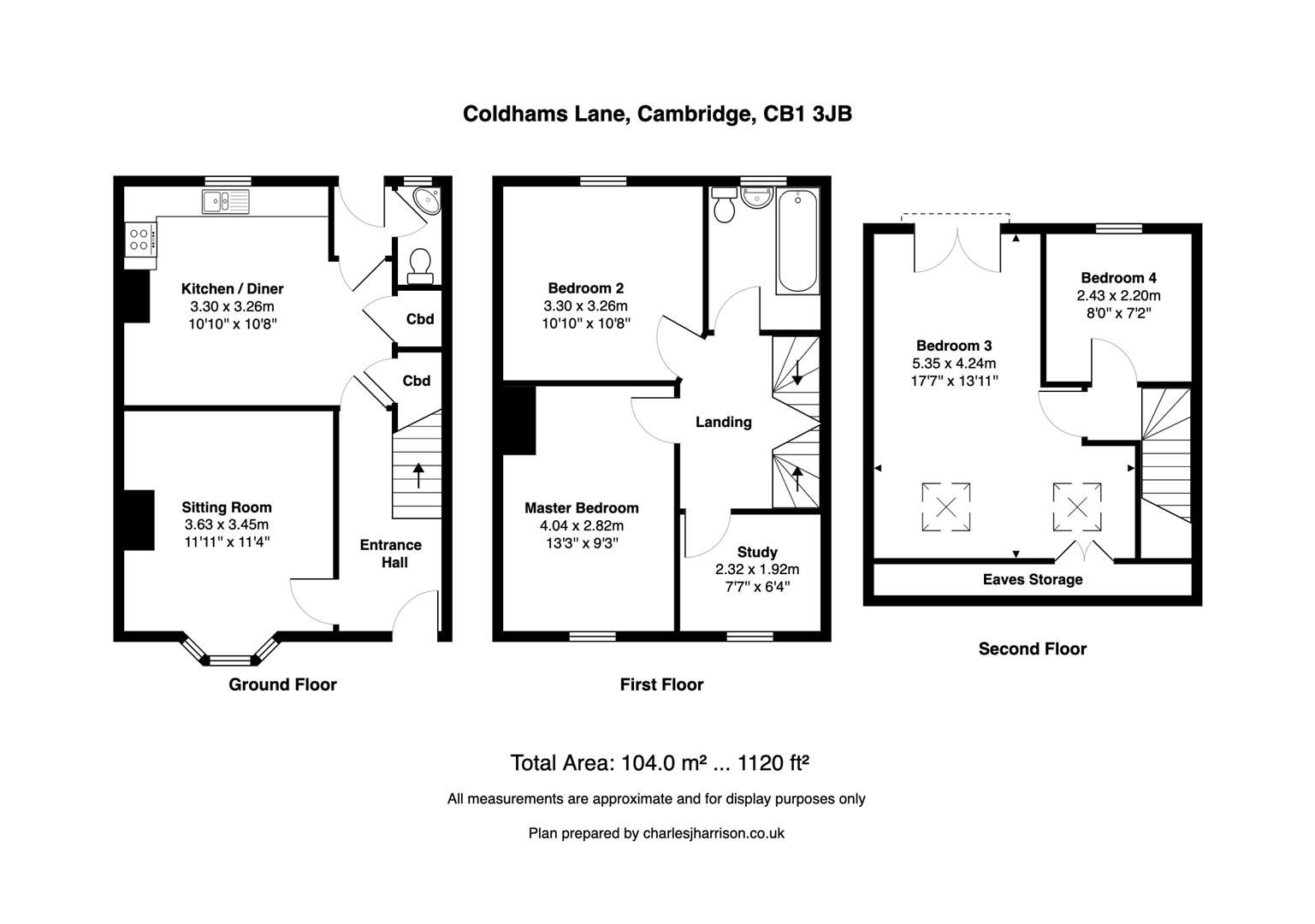 4 bed terraced house for sale in Coldhams Lane, Cherry Hinton