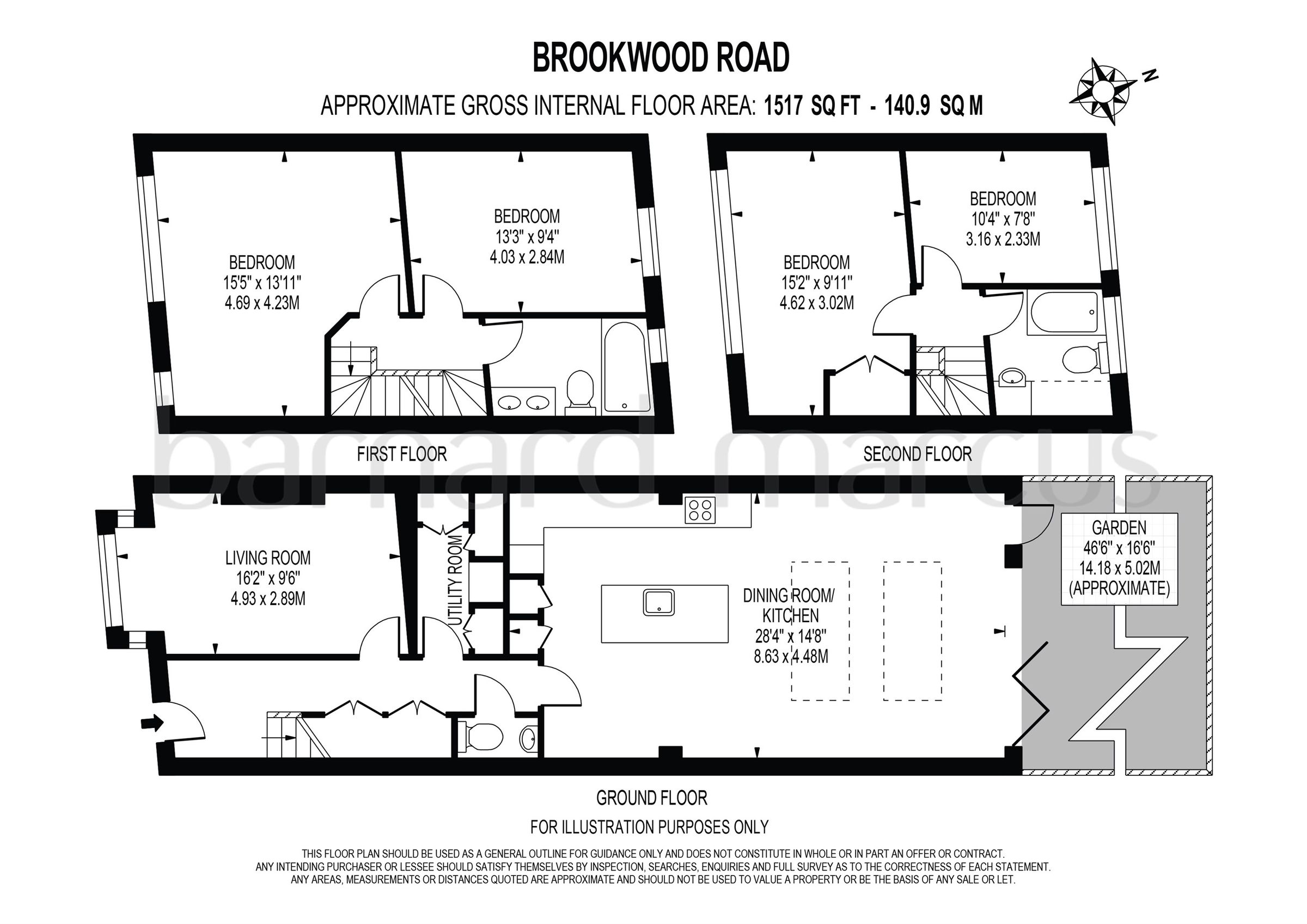 4 bed terraced house for sale in Brookwood Road, London SW18 Zoopla