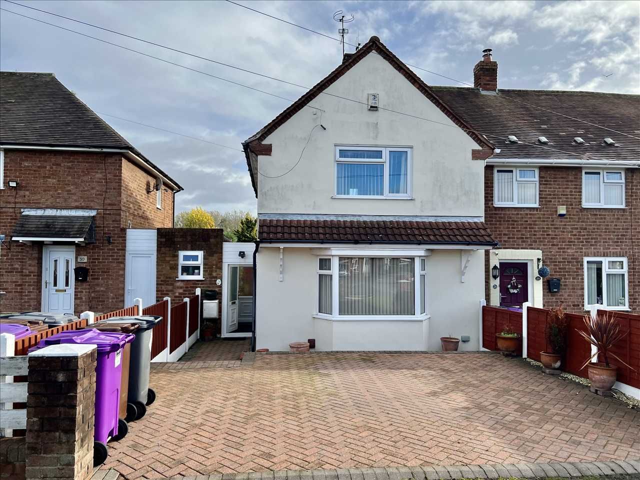 2 bed end terrace house for sale in Birch Road, Wednesfield