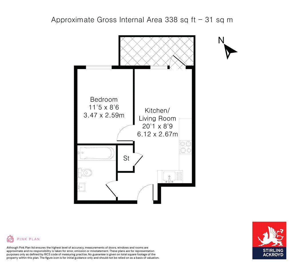 1 bed flat for sale in South End, Croydon CR0 Zoopla