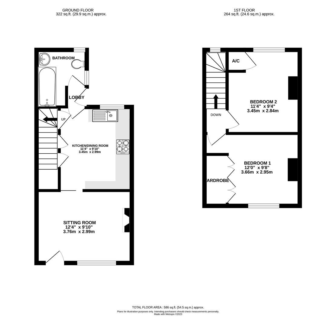 2 bed terraced house for sale in Fairfield Road, Burgess Hill RH15 Zoopla