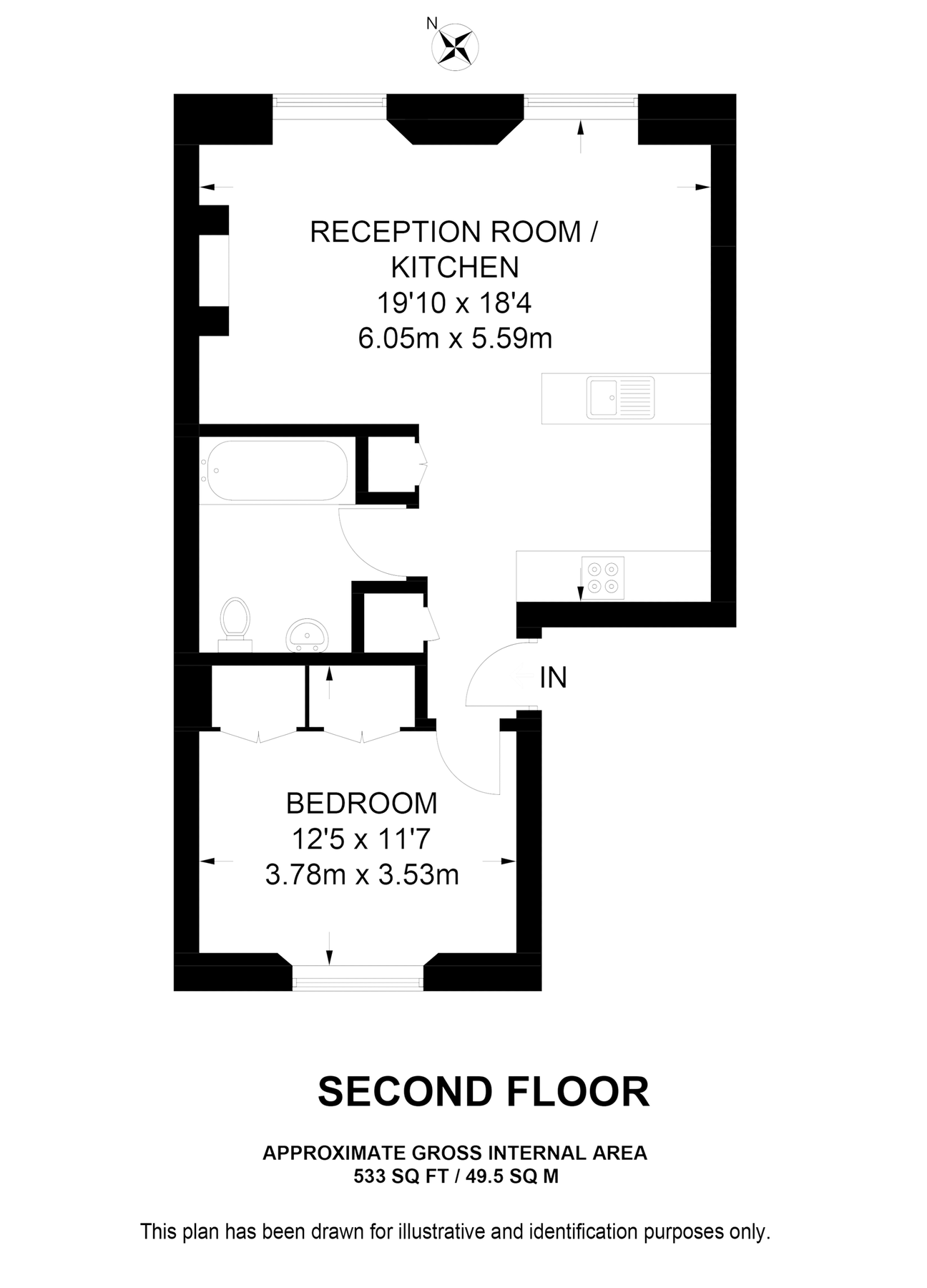 1 bed flat to rent in Harcourt Terrace, Earls Court, London SW10 Zoopla