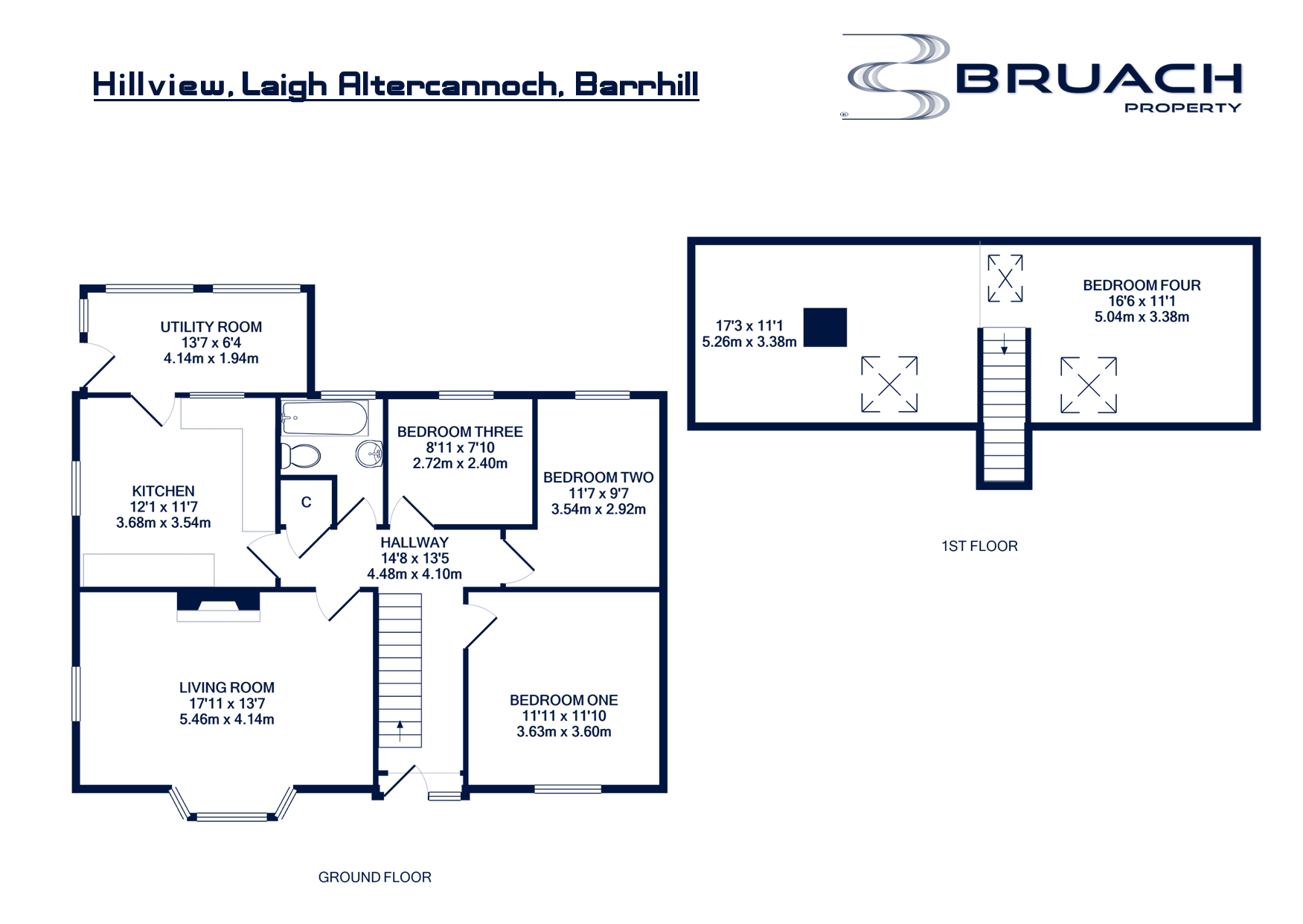 4 bed semidetached house for sale in Hillview, Laigh Altercannoch