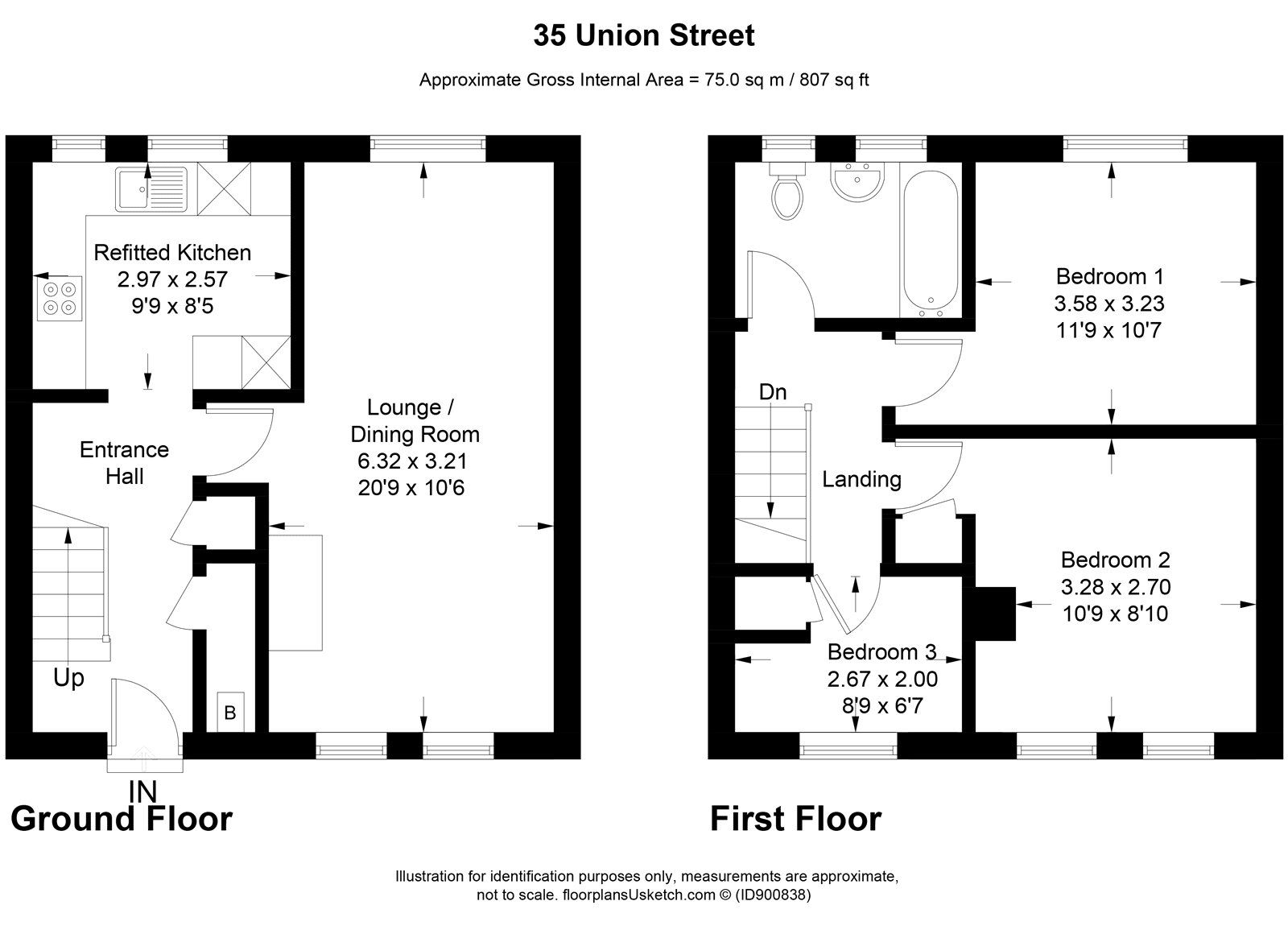 3 bed flat for sale in Union Street, Dunstable LU6 Zoopla
