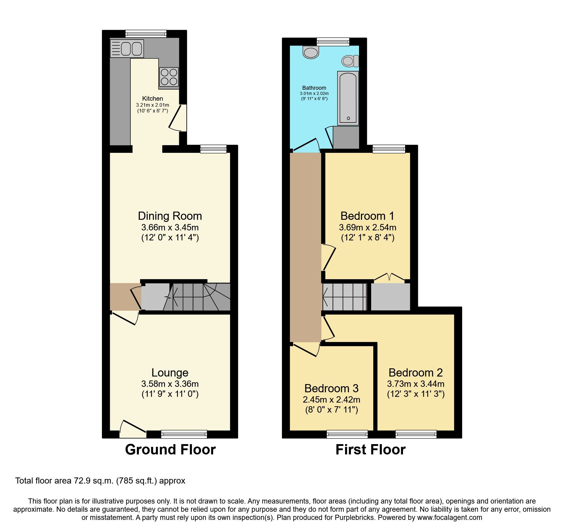 3 bed terraced house for sale in Nottingham Road, Chaddesden, Derby