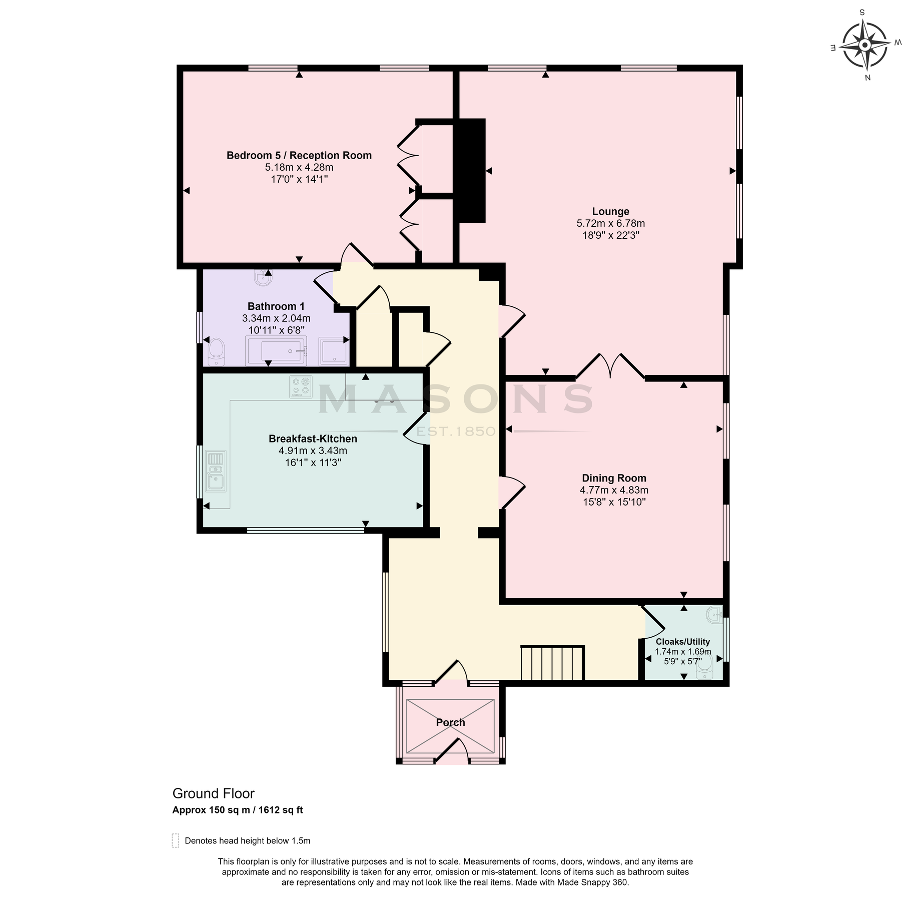 5 bed detached house for sale in Tathwell, Louth LN11 Zoopla