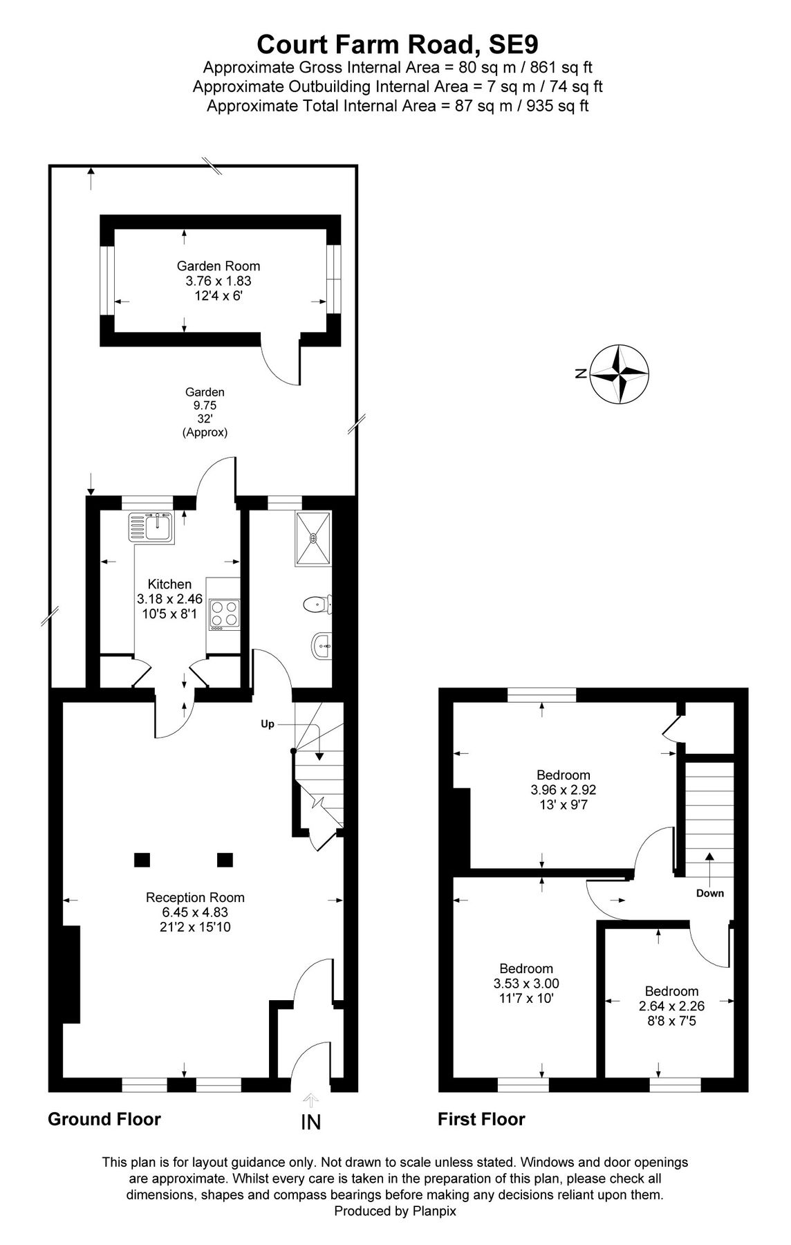 3 bed terraced house for sale in Court Farm Road, Mottingham, Greenwich